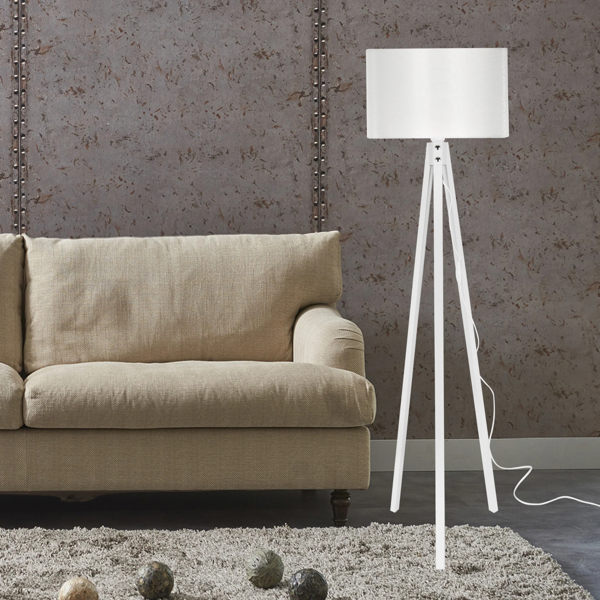 [en.casa] Staande lamp vloerlamp E27 Rochester - 5 varianten - Image 4