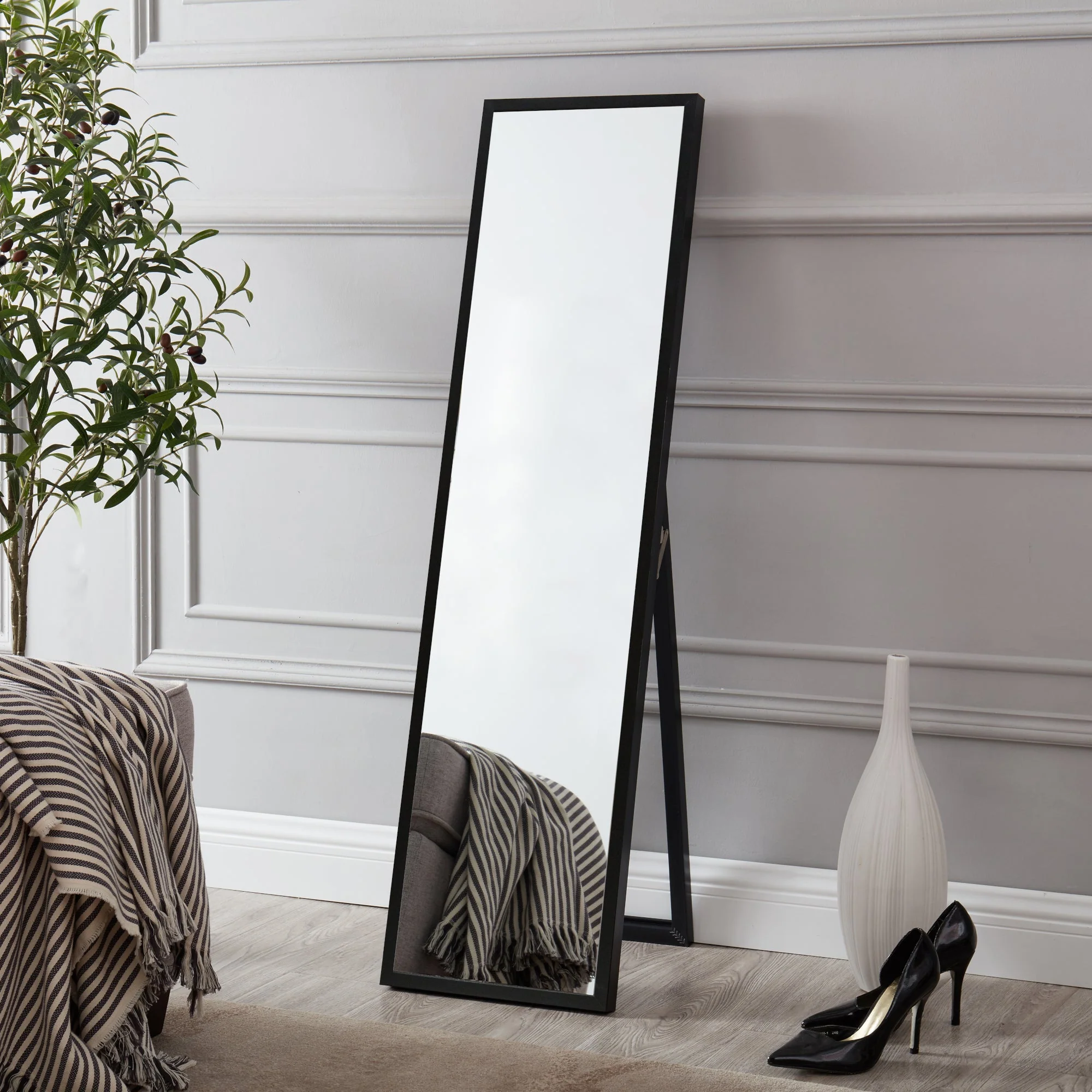 [en.casa] Spiegel vrijstaand Giovinazzo verstelbaar 152,8x37,8 cm - 2 varianten - Image 4