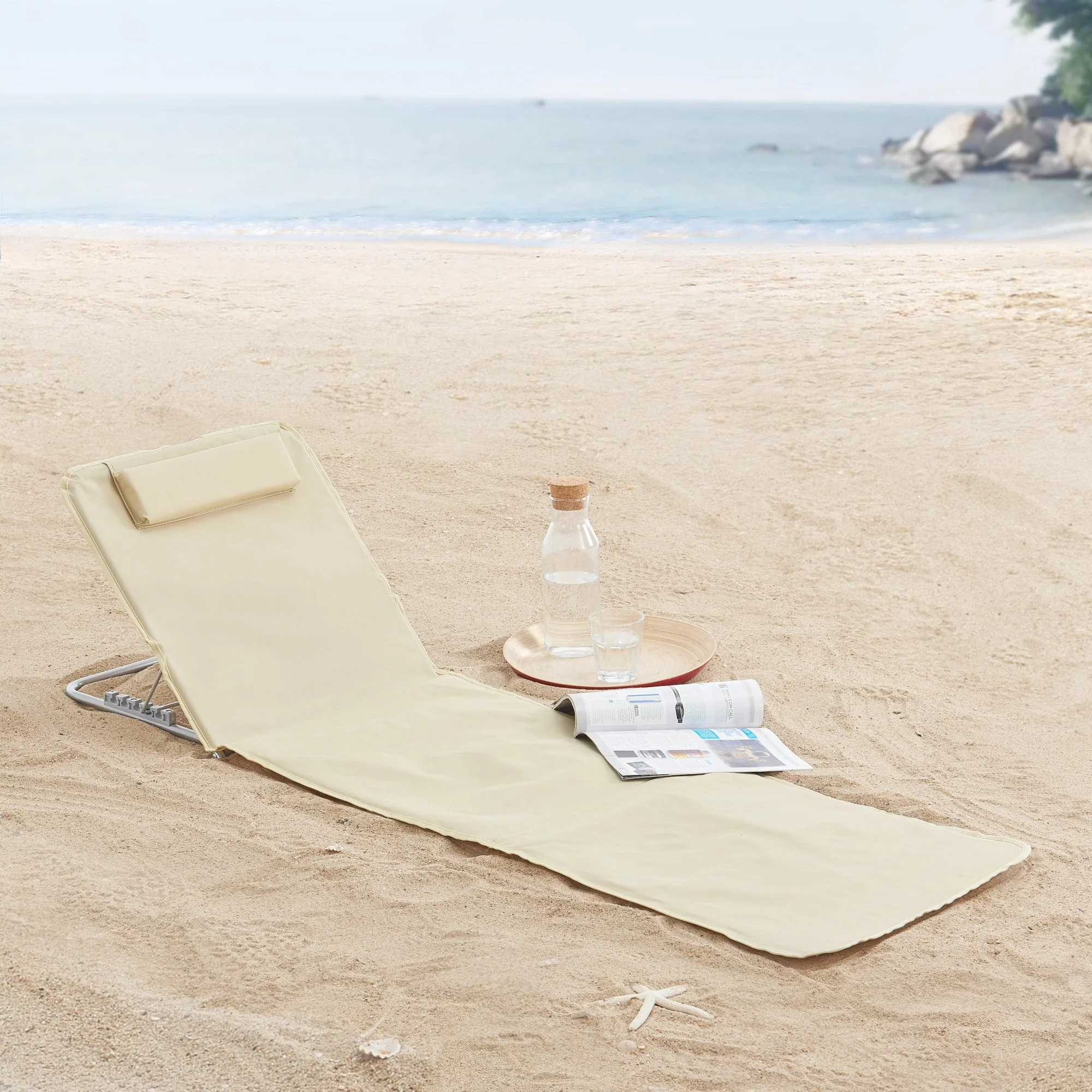 [en.casa] Strandmat Cellorigo met rugleuning set van 2 - 4 varianten - Image 8