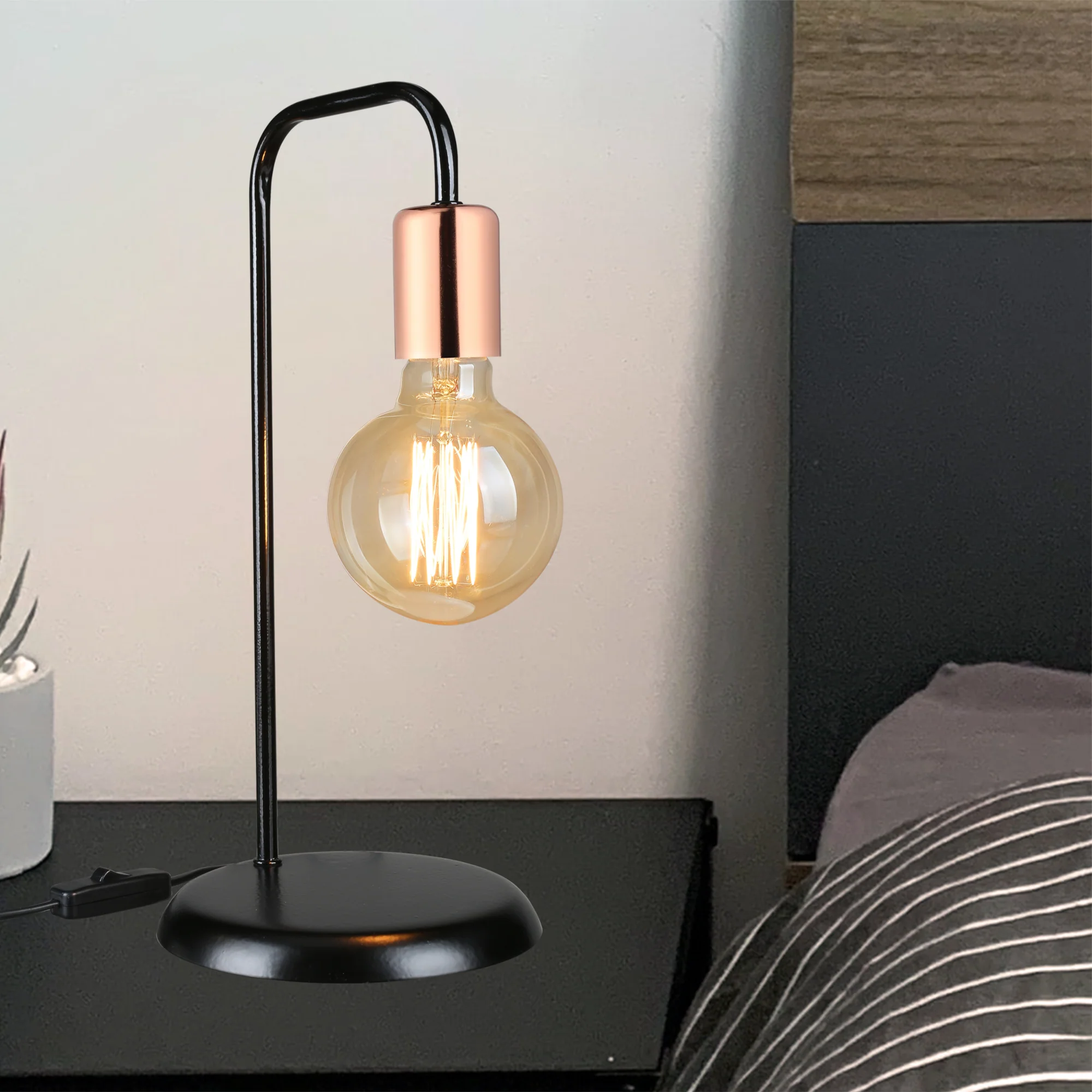 [lux.pro] Tafellamp bureaulamp Lancaster E27 - 2 varianten - Image 2