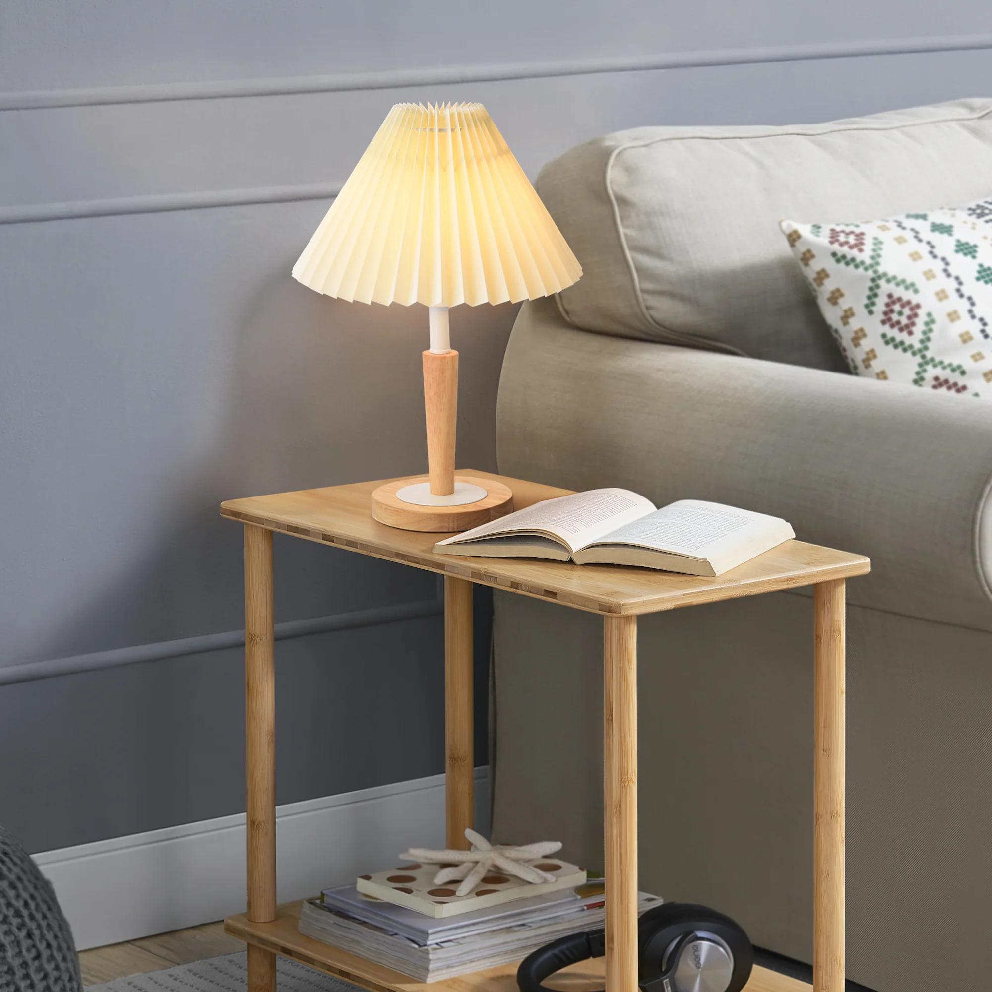 lux.pro Tafellamp Sittingbourne bureaulamp 35 cm meerkleurig E14
