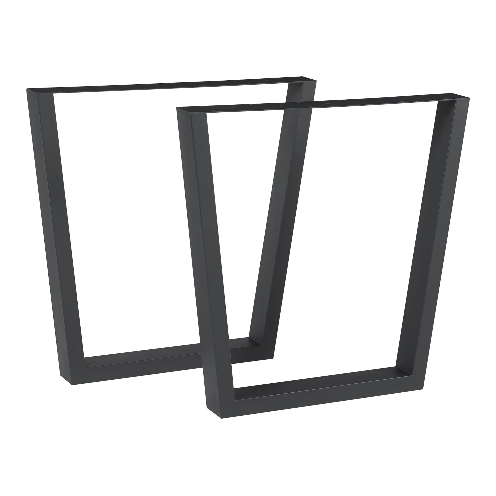 Stalen onderstel Lalling set van 2 tafelpoot zwart [en.casa]