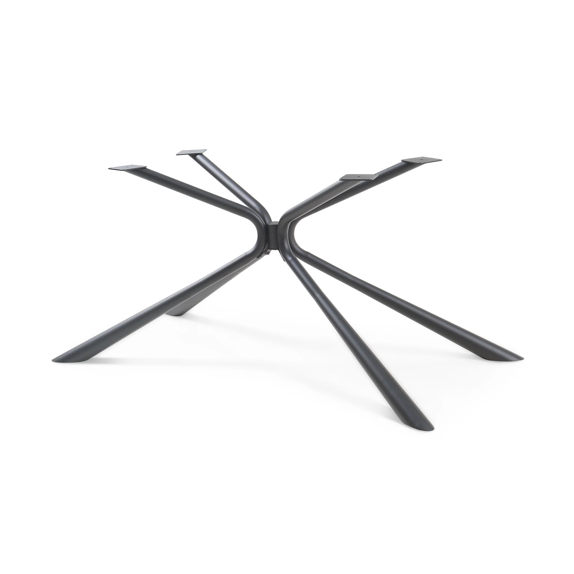 Tafelonderstel Havosanlurg 160x70x72 cm spider poot zwart [en.casa]