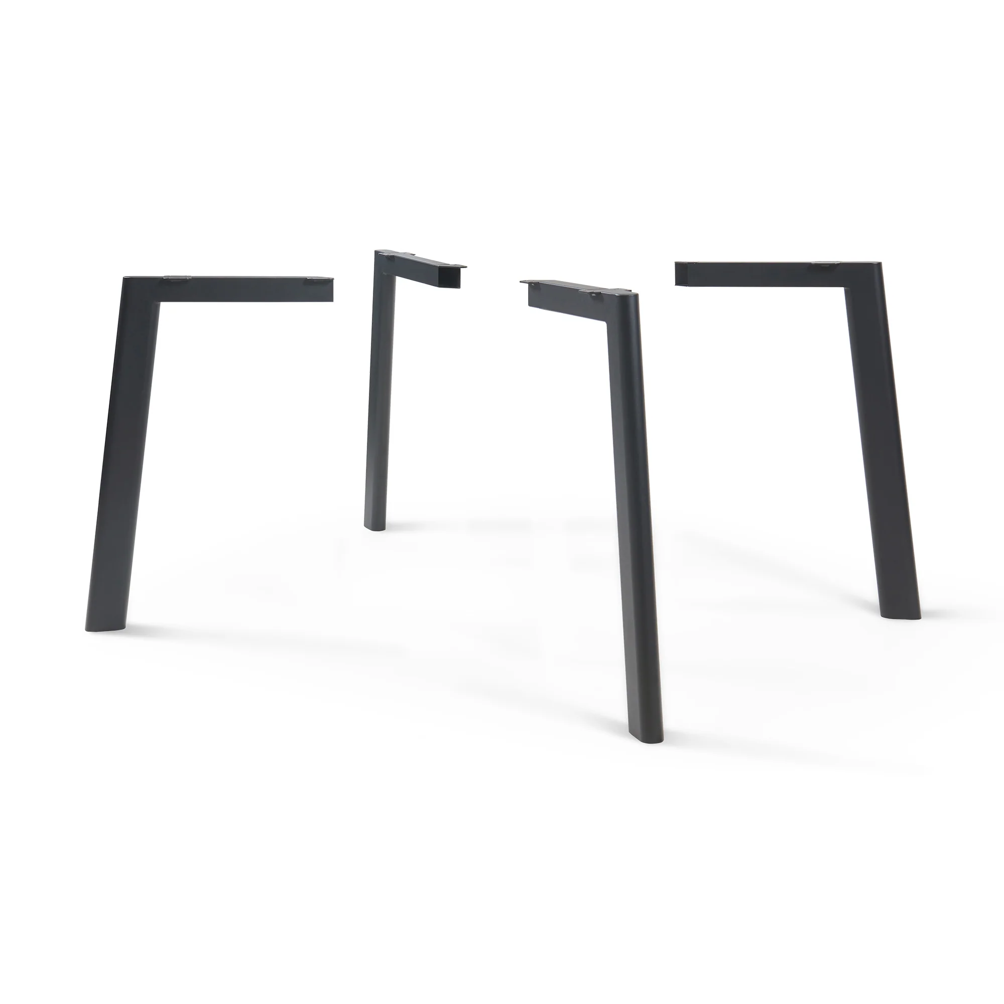 Tafelpoten Hostang 4-delig set 50x8x71 cm zwart [en.casa]