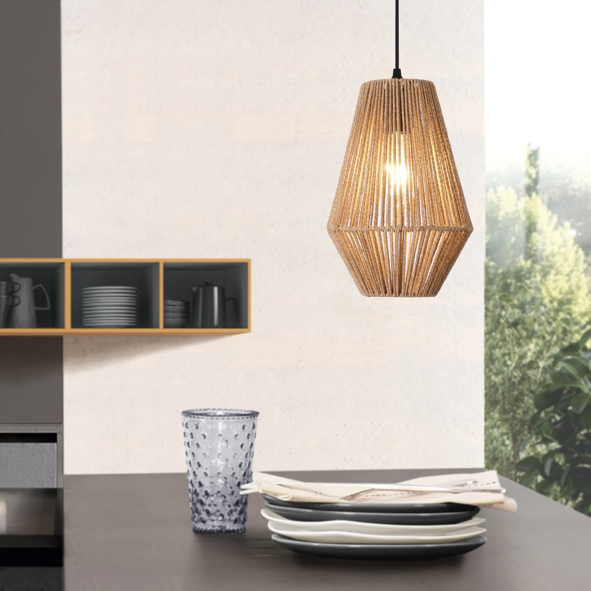lux.pro Hanglamp Newtownabbey 160x20 cm E27 - 3 varianten