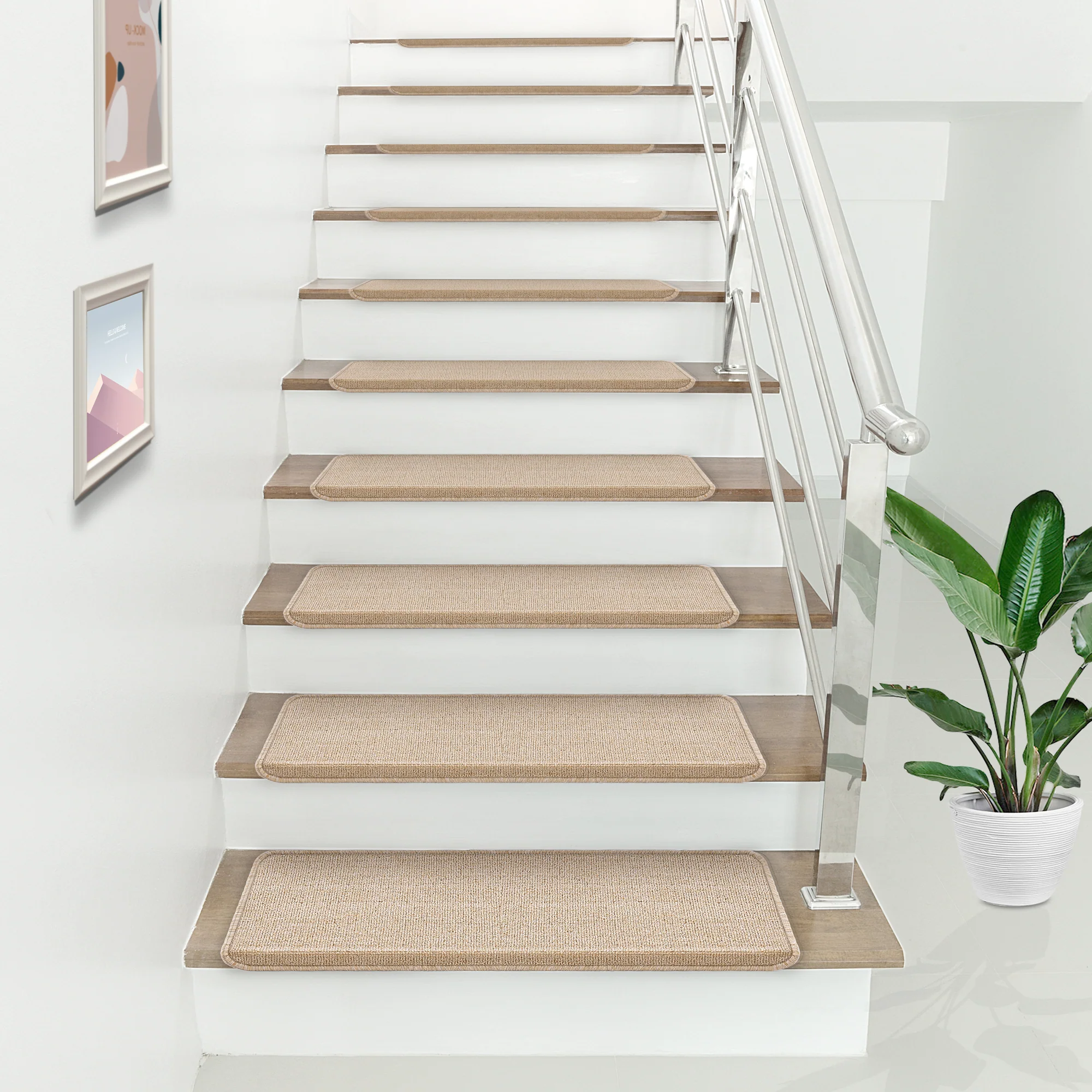 Trapmat zelfklevend set van 15 65x24+4 cm - 4 varianten - Image 2
