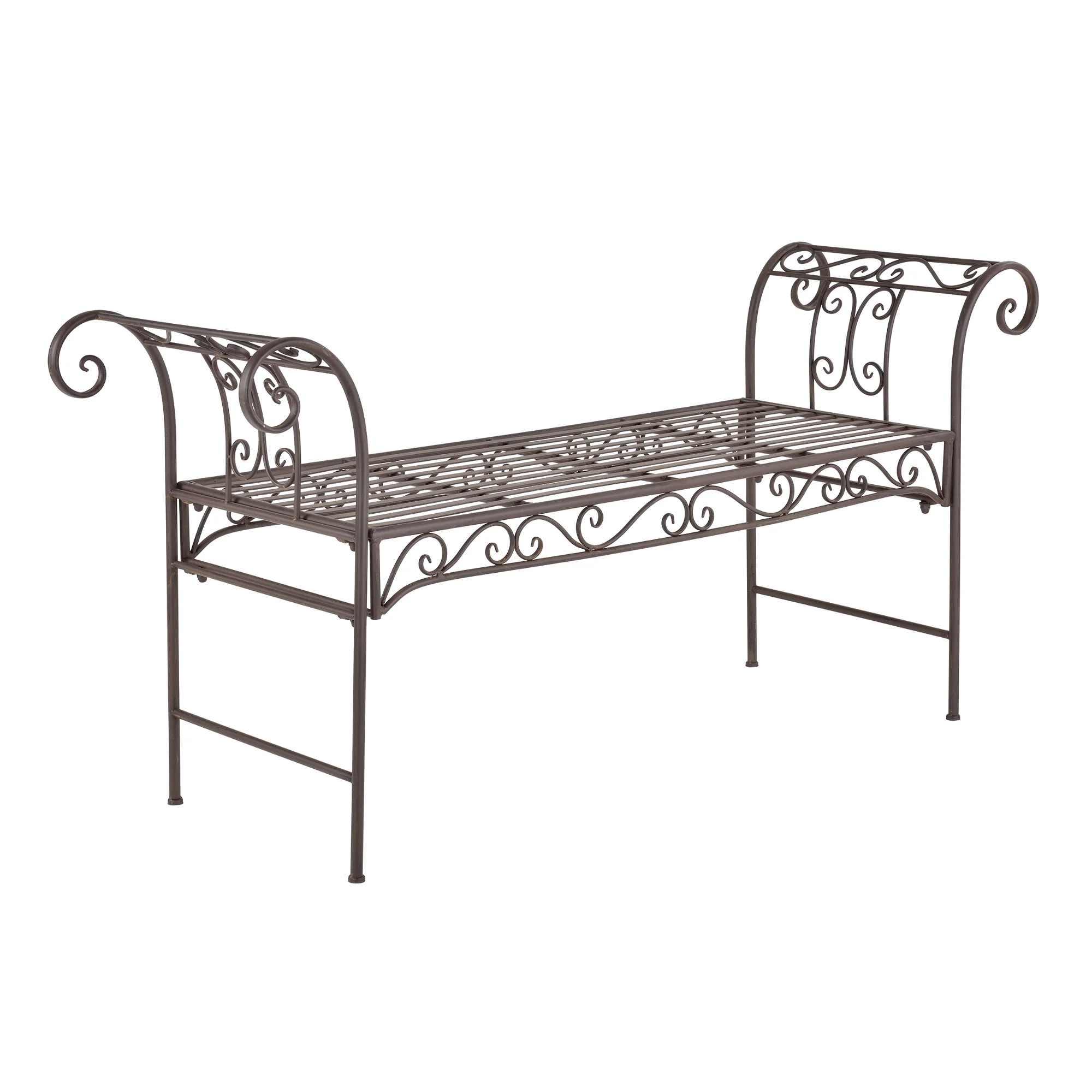 Tuinbank Cossila vintage metaal 147x46x70 cm - 3 varianten