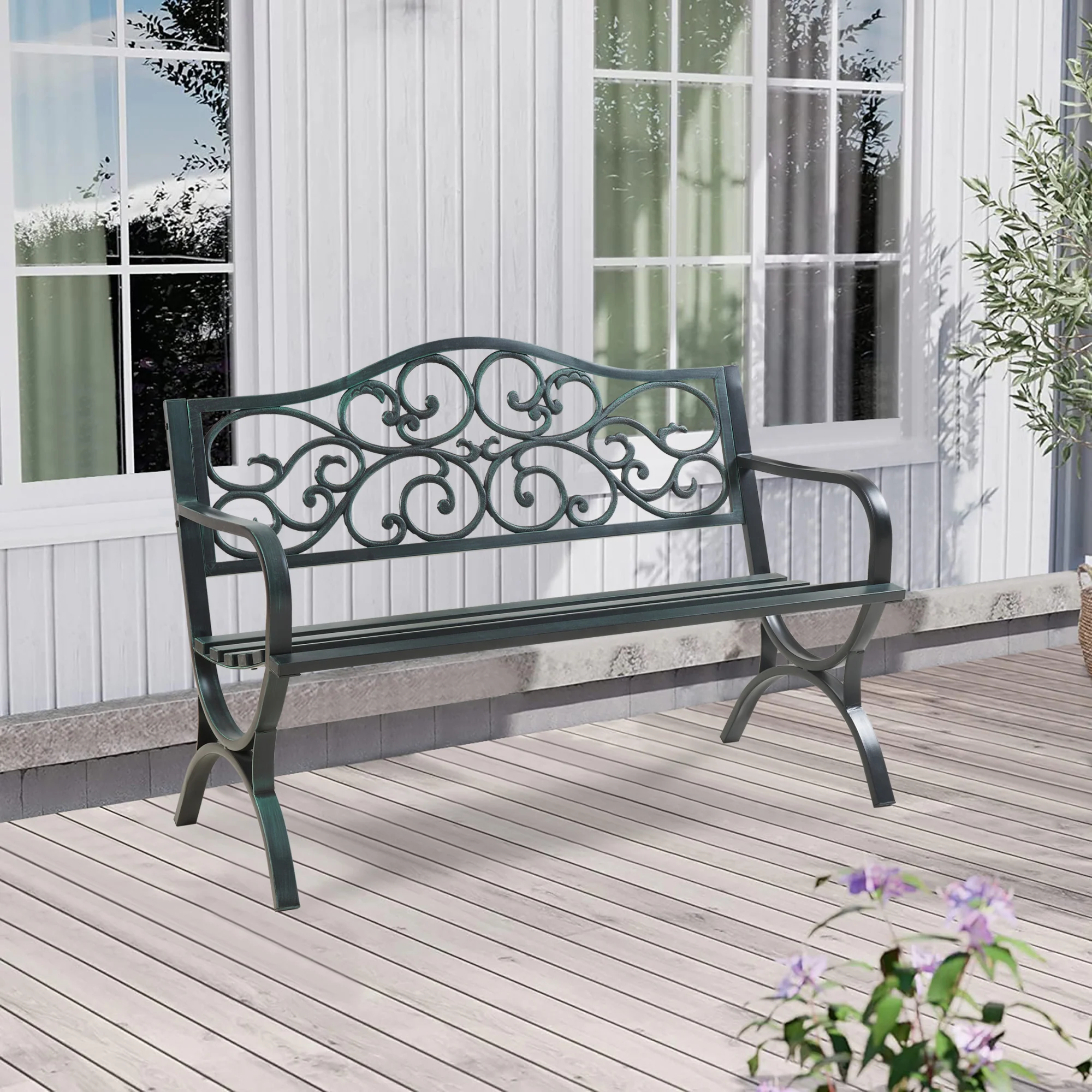 Tuinbank Utav 127x53x79 cm casa.pro - Image 3