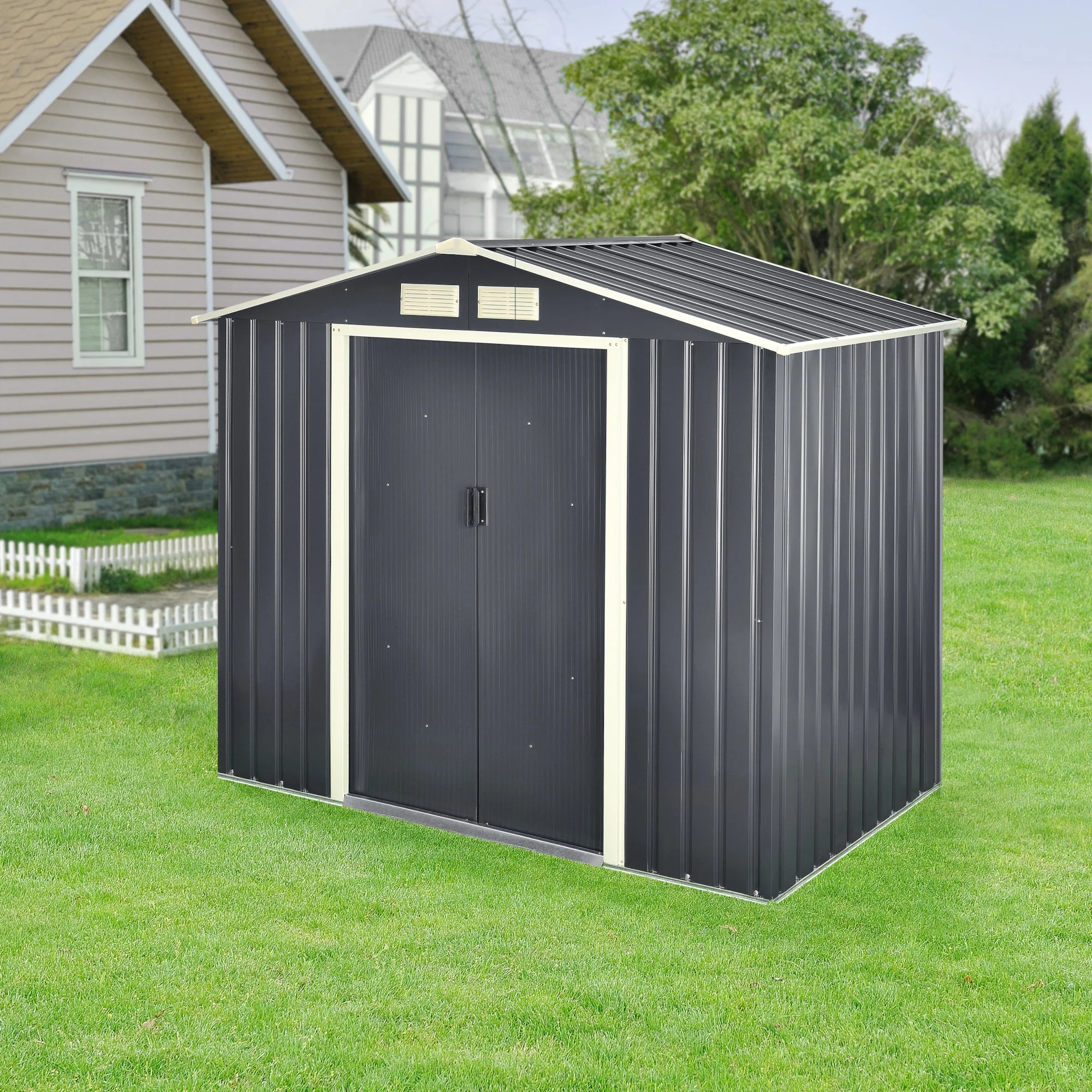 [en.casa] Tuinhuis tuinschuur met schuifdeur - 4 varianten - Image 6