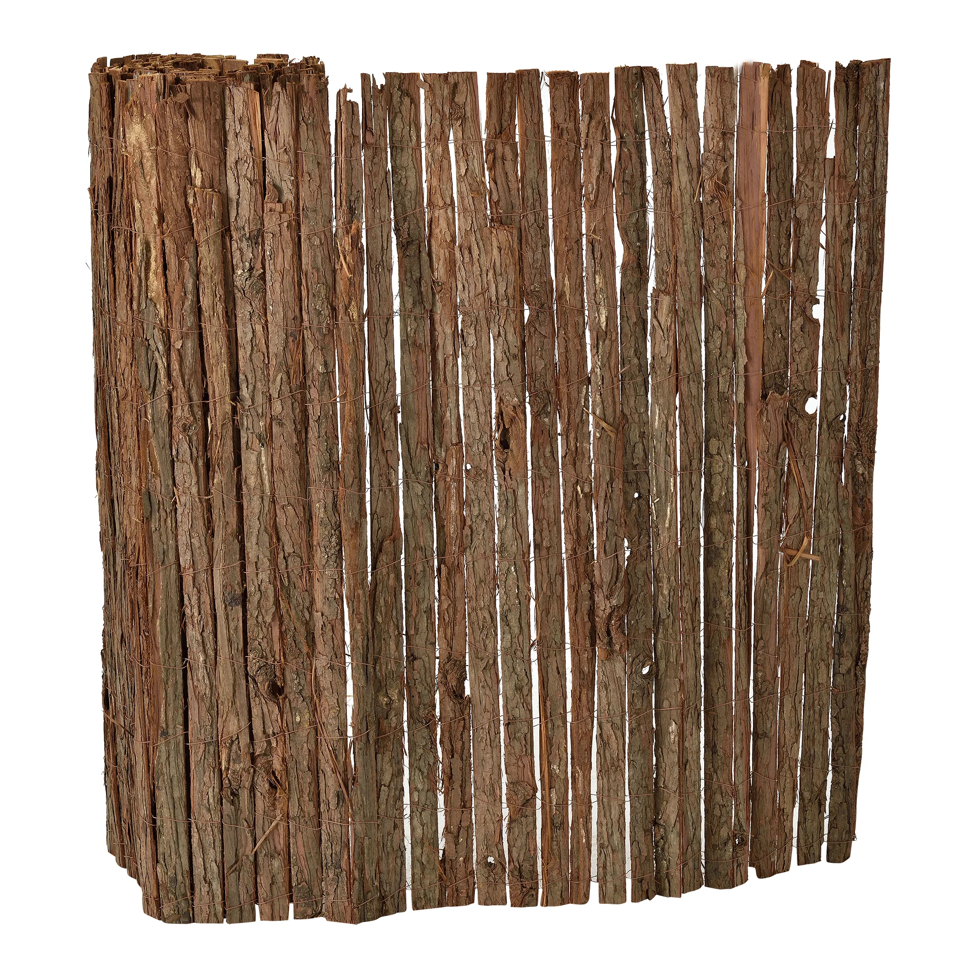 Boomschorsmat of rieten hek tuinscherm op rol - 6 varianten - Image 7