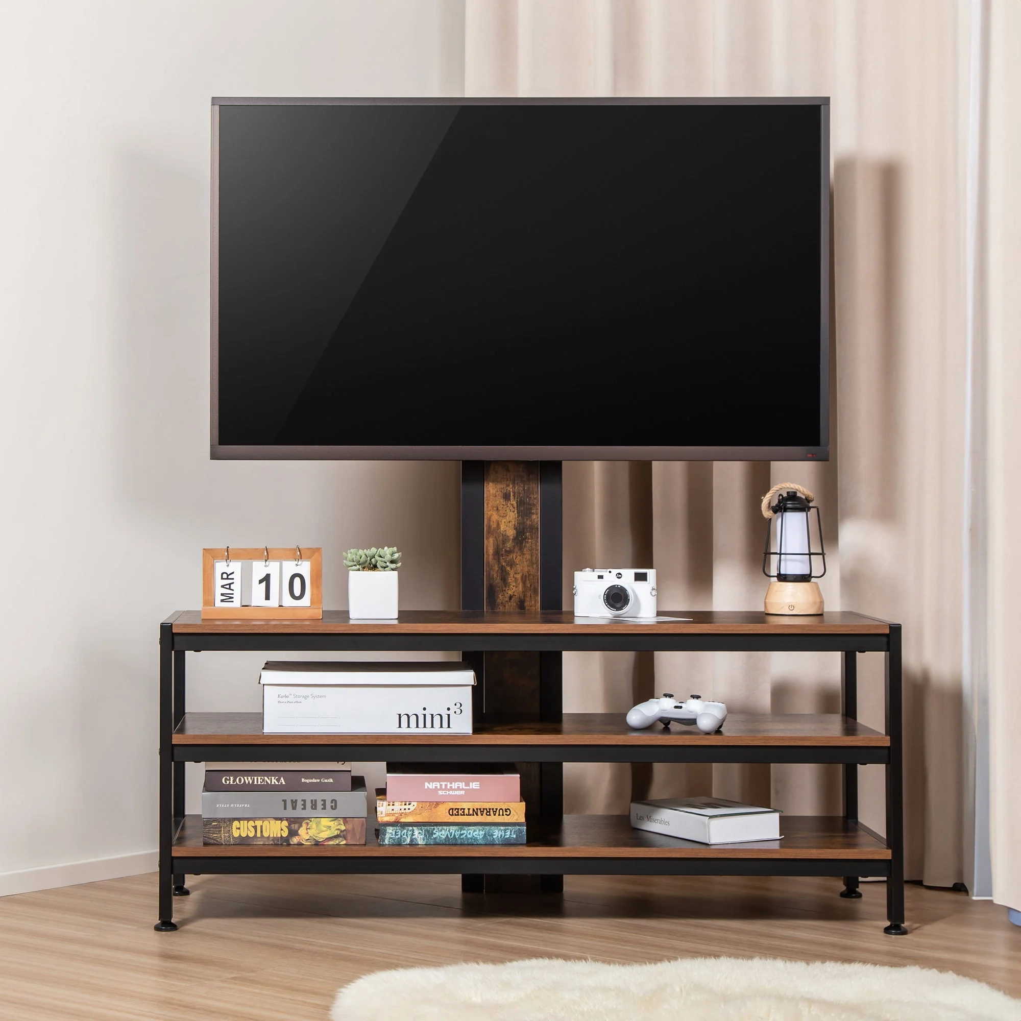 TV meubel met TV-beugel Stockholm 120x40x90/99/108 cm pro.tec - Image 2