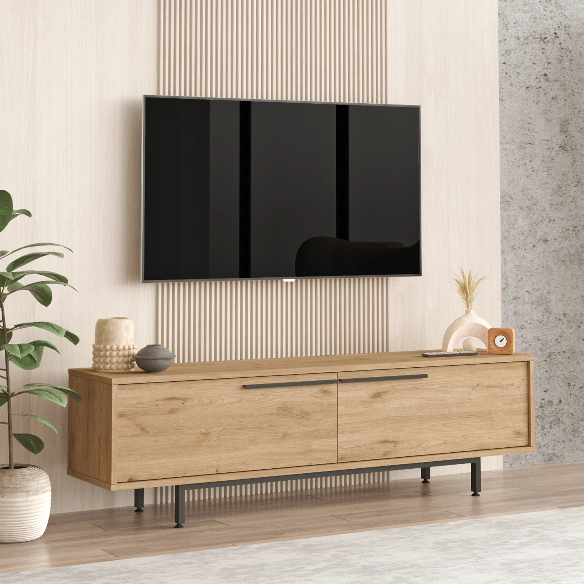 TV meubel Urejovle 160x35,5x45 cm [en.casa]