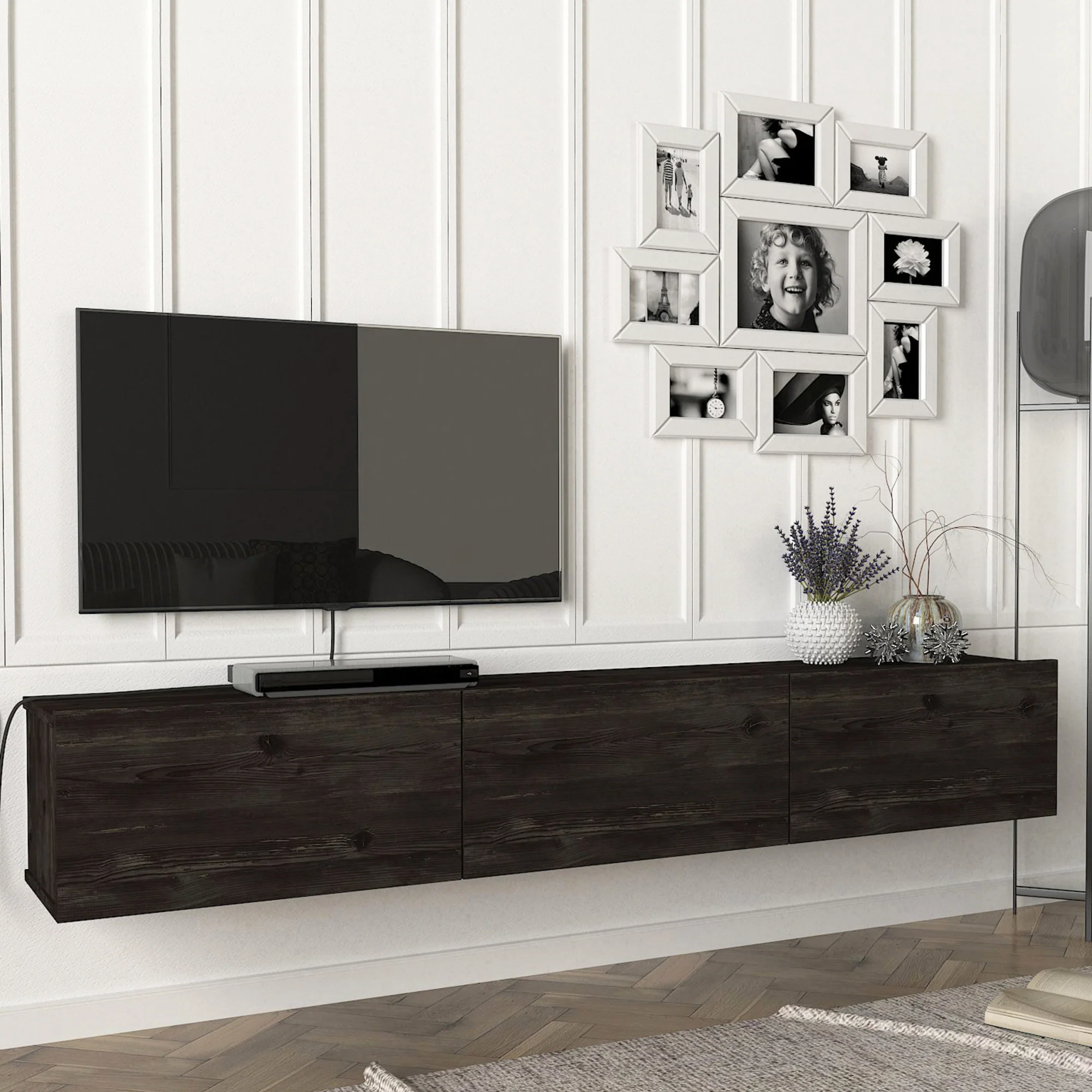 [en.casa] Tv-meubel Vihti zwevend 180x31x29,5 cm - Image 8