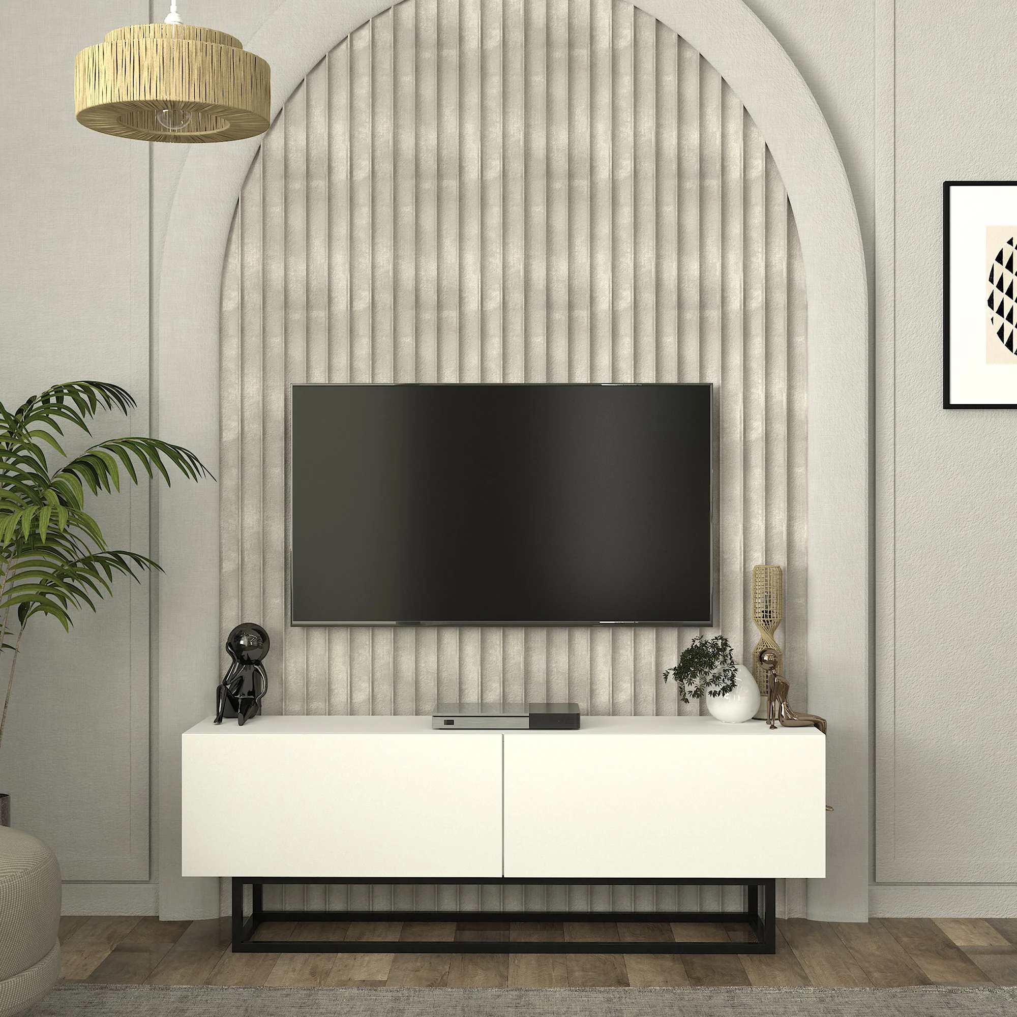 Tv-meubel Nolven [en.casa] - Image 3