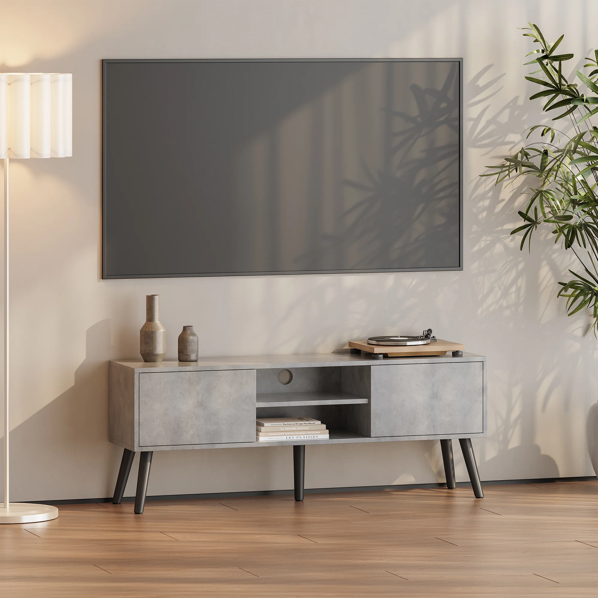 TV meubel Eskilstuna tv kast 120x29,5x46,5 cm - 7 varianten - Image 6