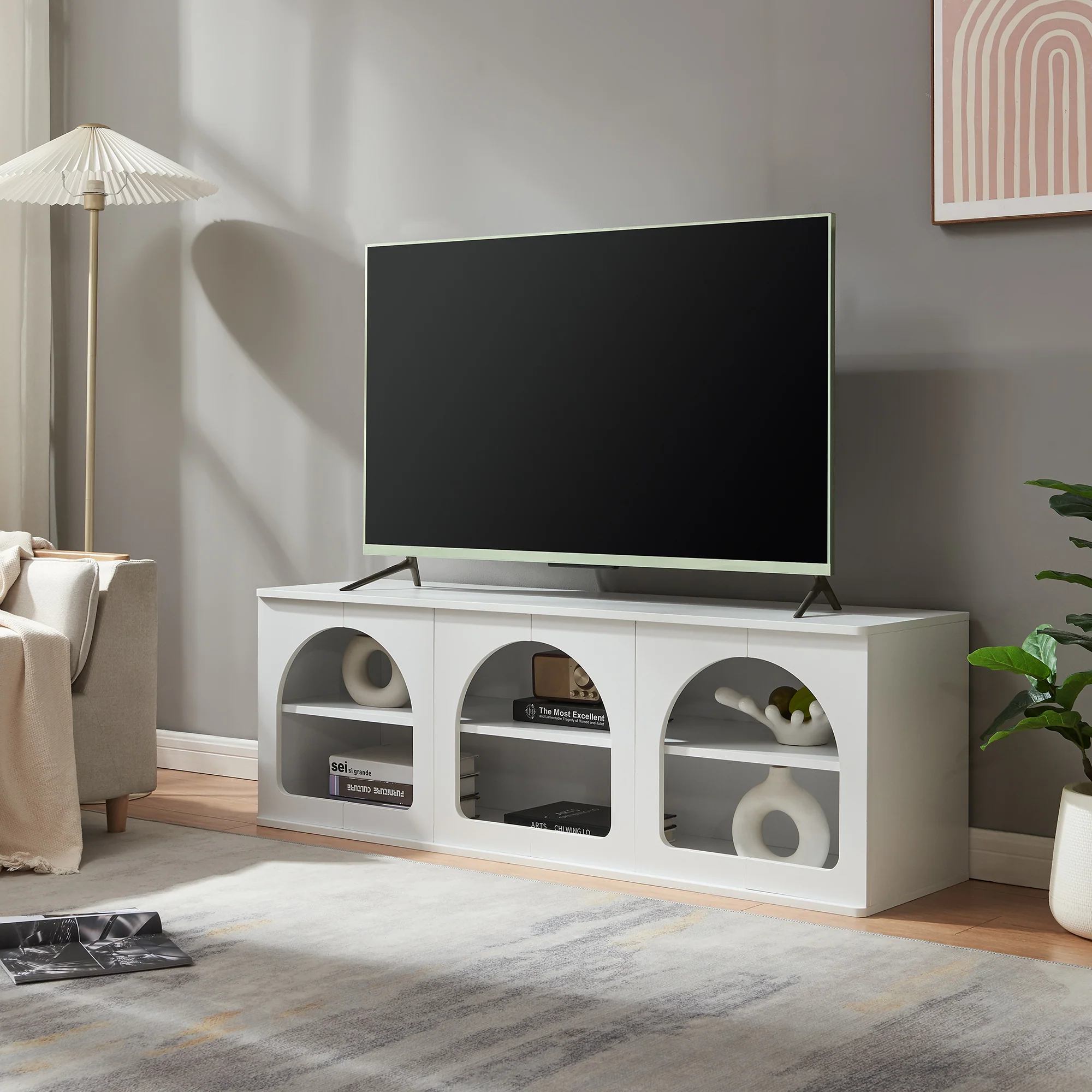 Tv-meubel Trorhun 140x38x48 cm [en.casa]