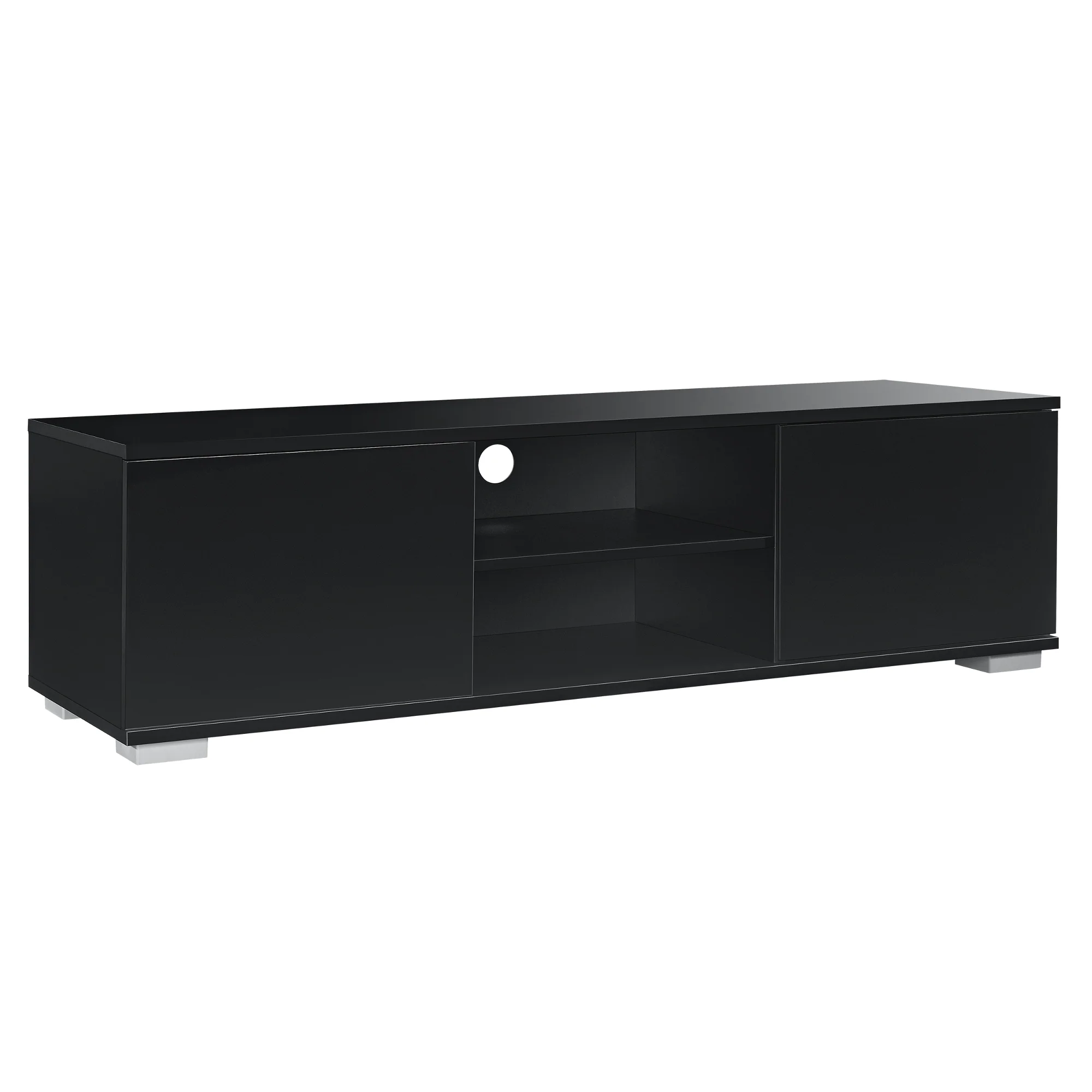 TV meubel Seattle tv kast MDF 34,5x120x40 cm hoogglans - 2 kleuren - Image 2