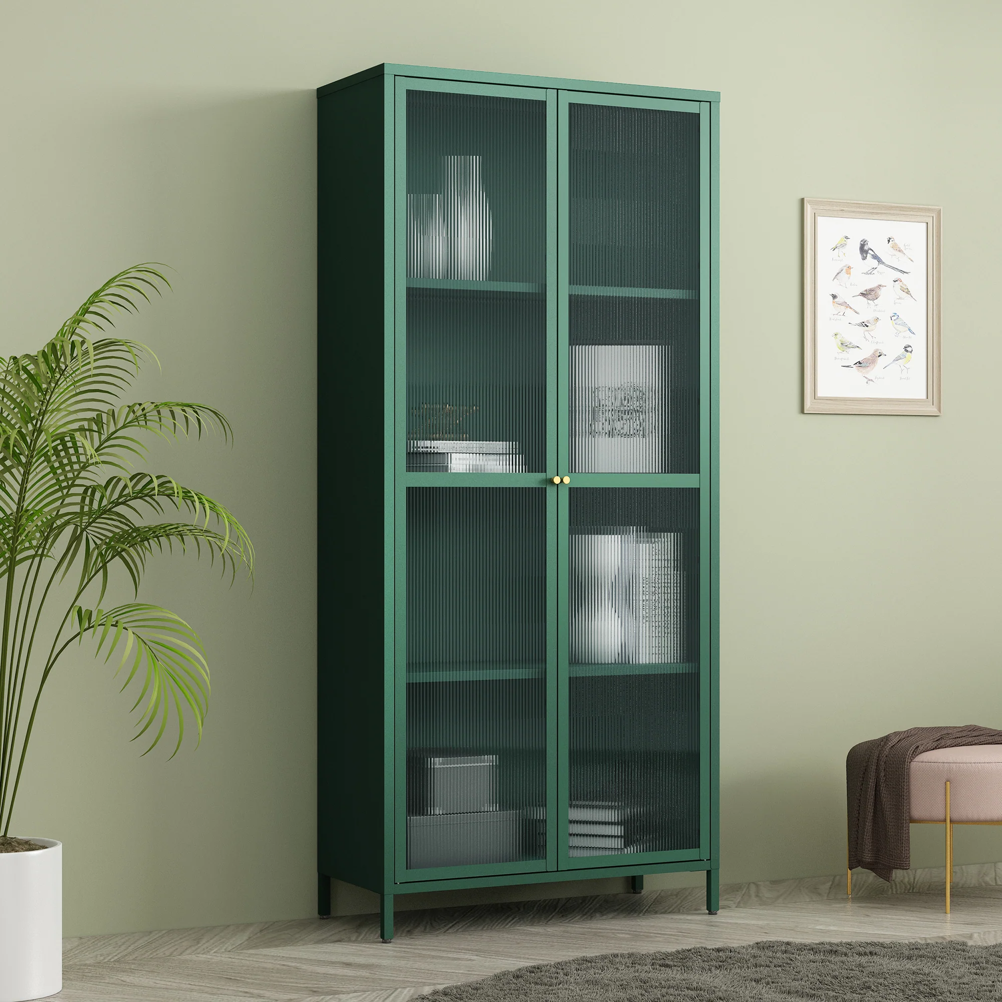 Vitrinekast Säkylä [en.casa] - Image 5