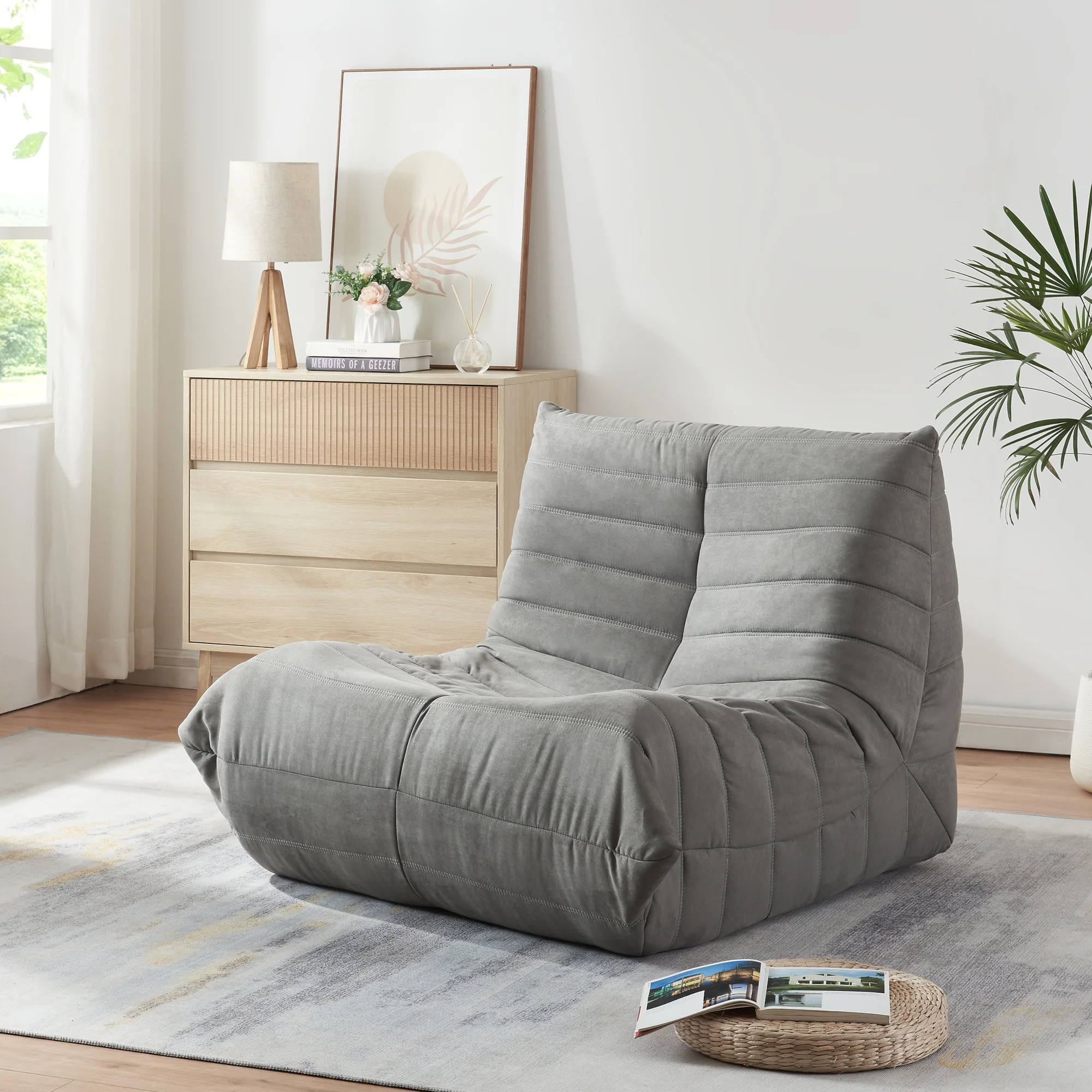 Relaxstoel Kodsø lounge fauteuil 75x90x100 cm [en.casa] - Image 4