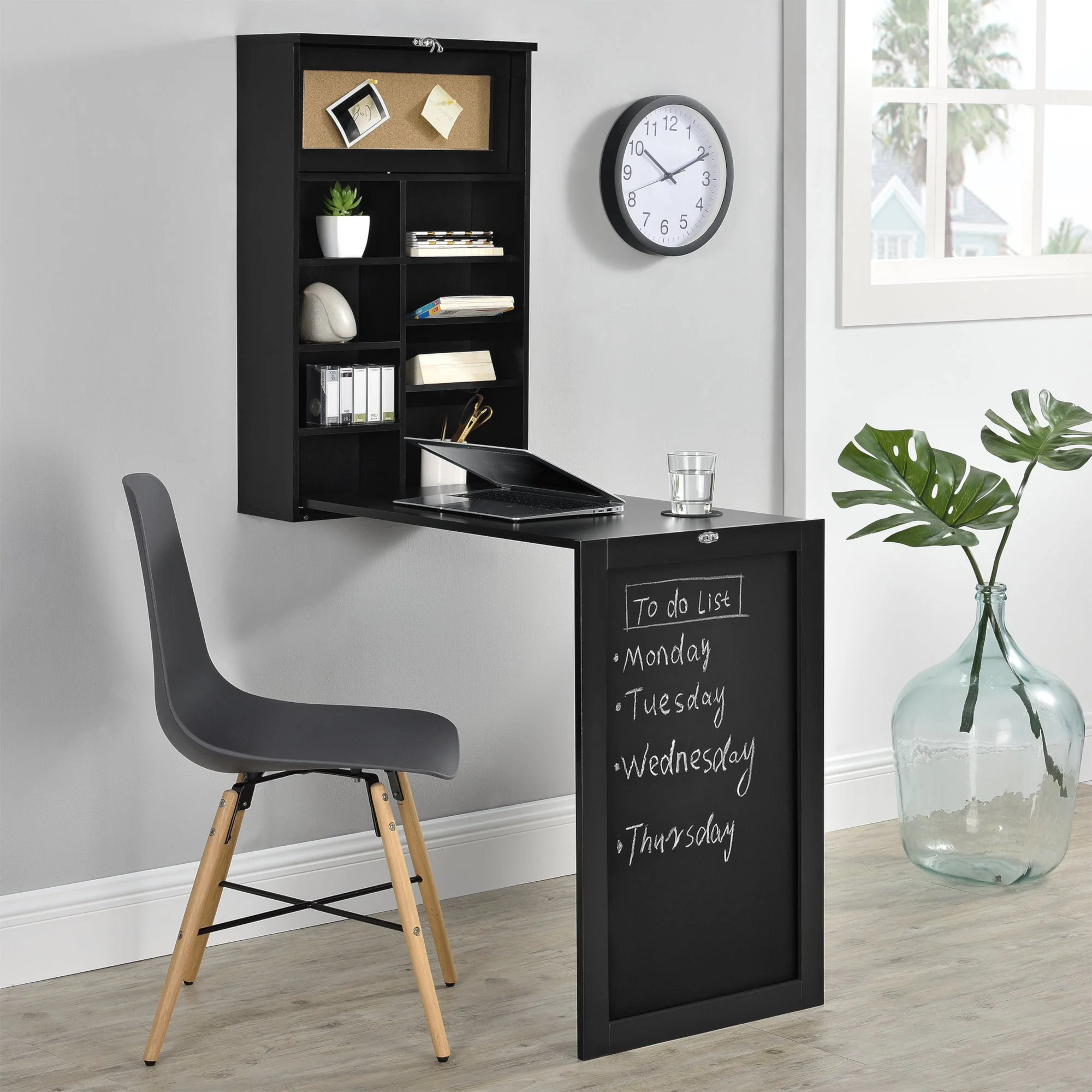 Klaptafel voor wandmontage met krijtbord - verschillende kleuren - Image 7