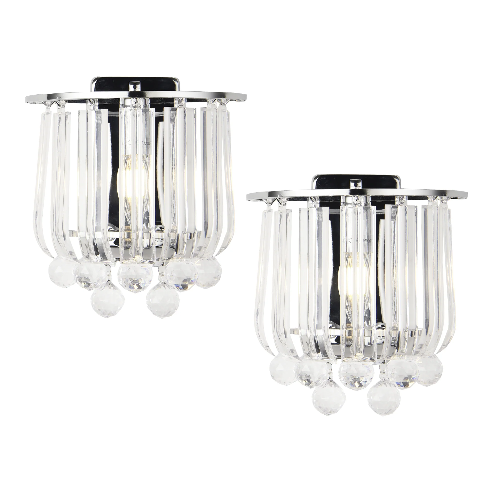 Wandlamp Alnwick E14 chroomkleurig lux.pro - Image 3