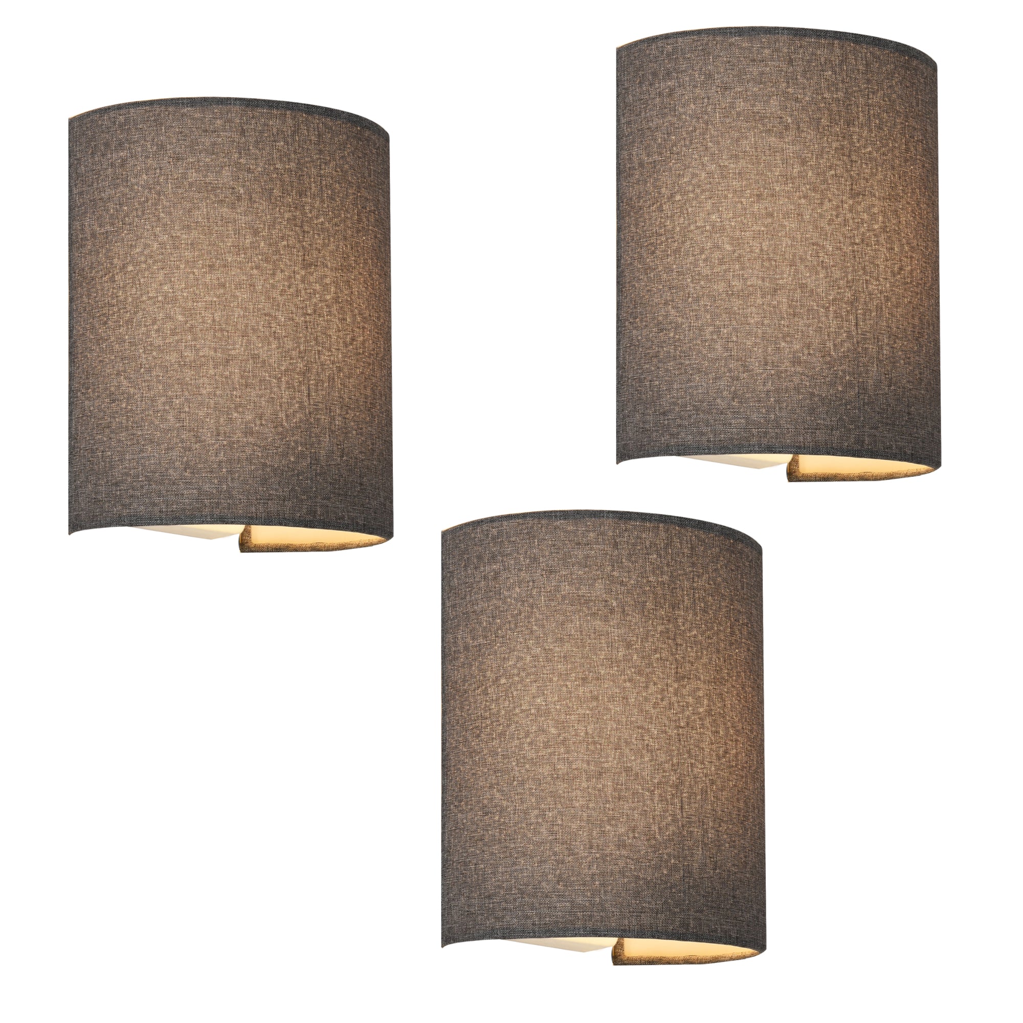 lux.pro Wandlamp Brüssel 20x17,5x13 cm grijs - 2 varianten - Image 2