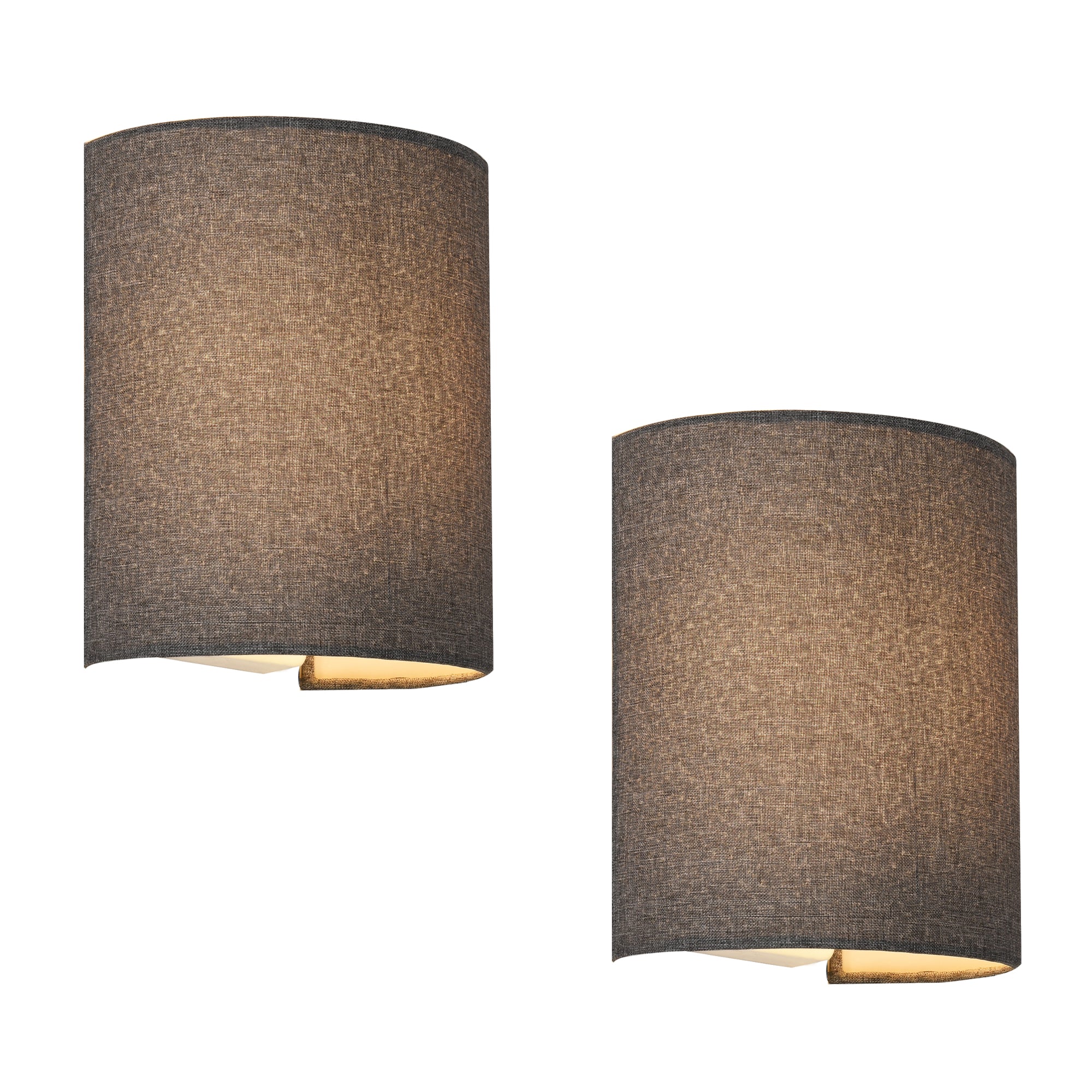 lux.pro Wandlamp Brüssel 20x17,5x13 cm grijs - 2 varianten - Image 3