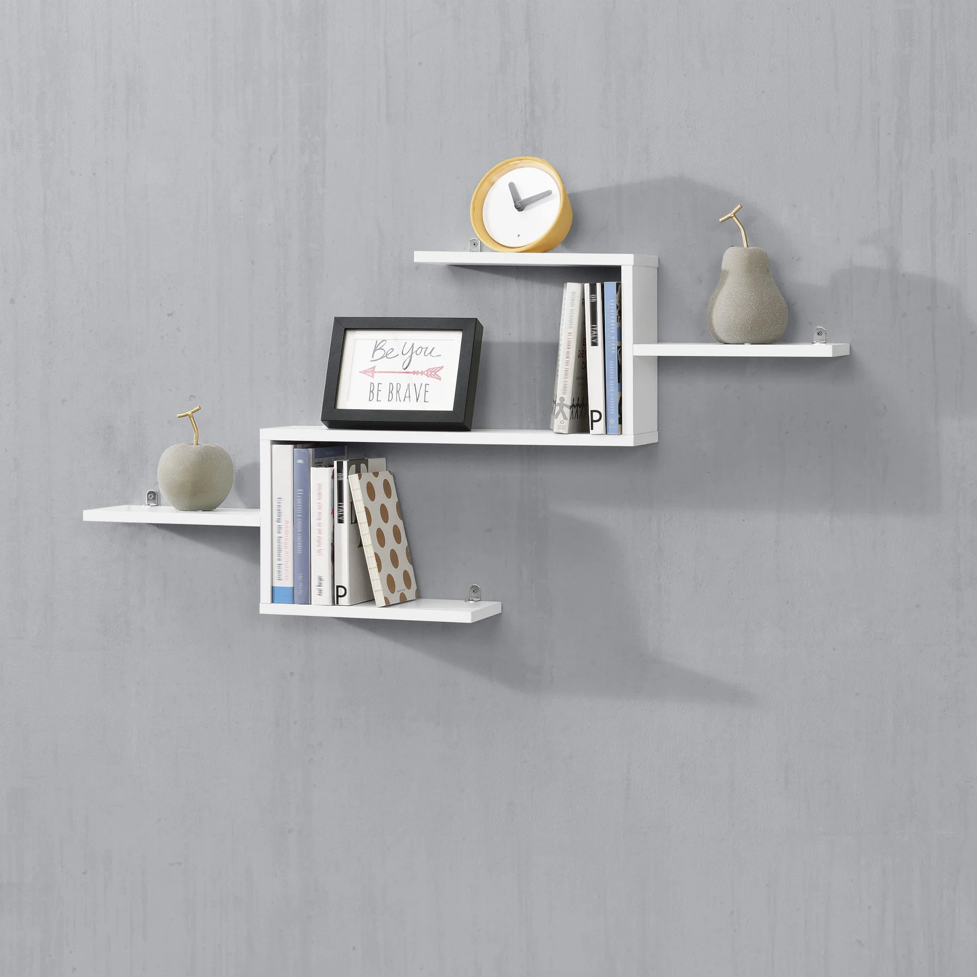 Wandplank Flekkefjord met 5 planken 104x14,5x49,5 cm - 3 varianten - Image 5