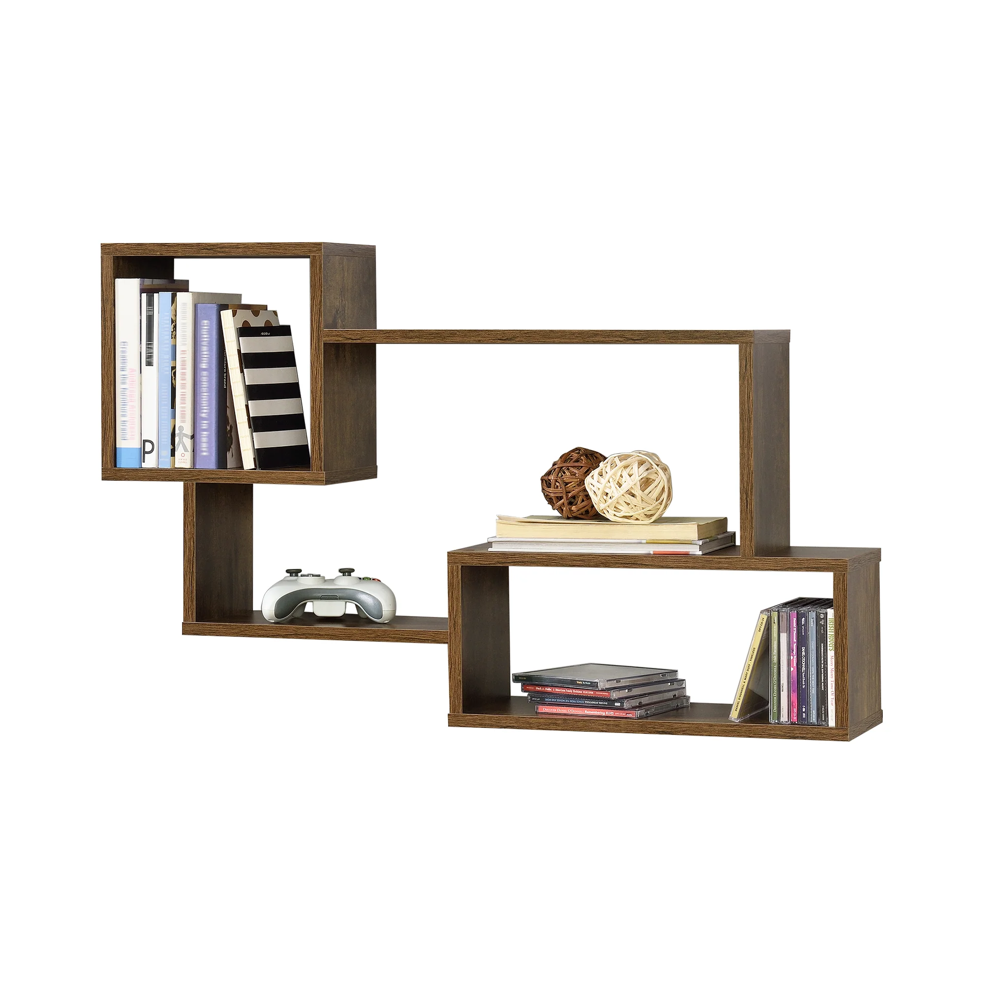 Wandplank Kvinesdal met 3 vakken 87x18x54 cm - 3 varianten - Image 3