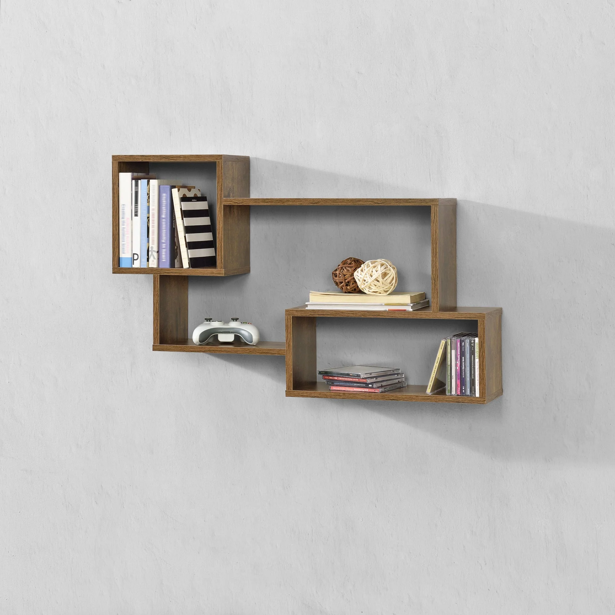 Wandplank Kvinesdal met 3 vakken 87x18x54 cm - 3 varianten - Image 6