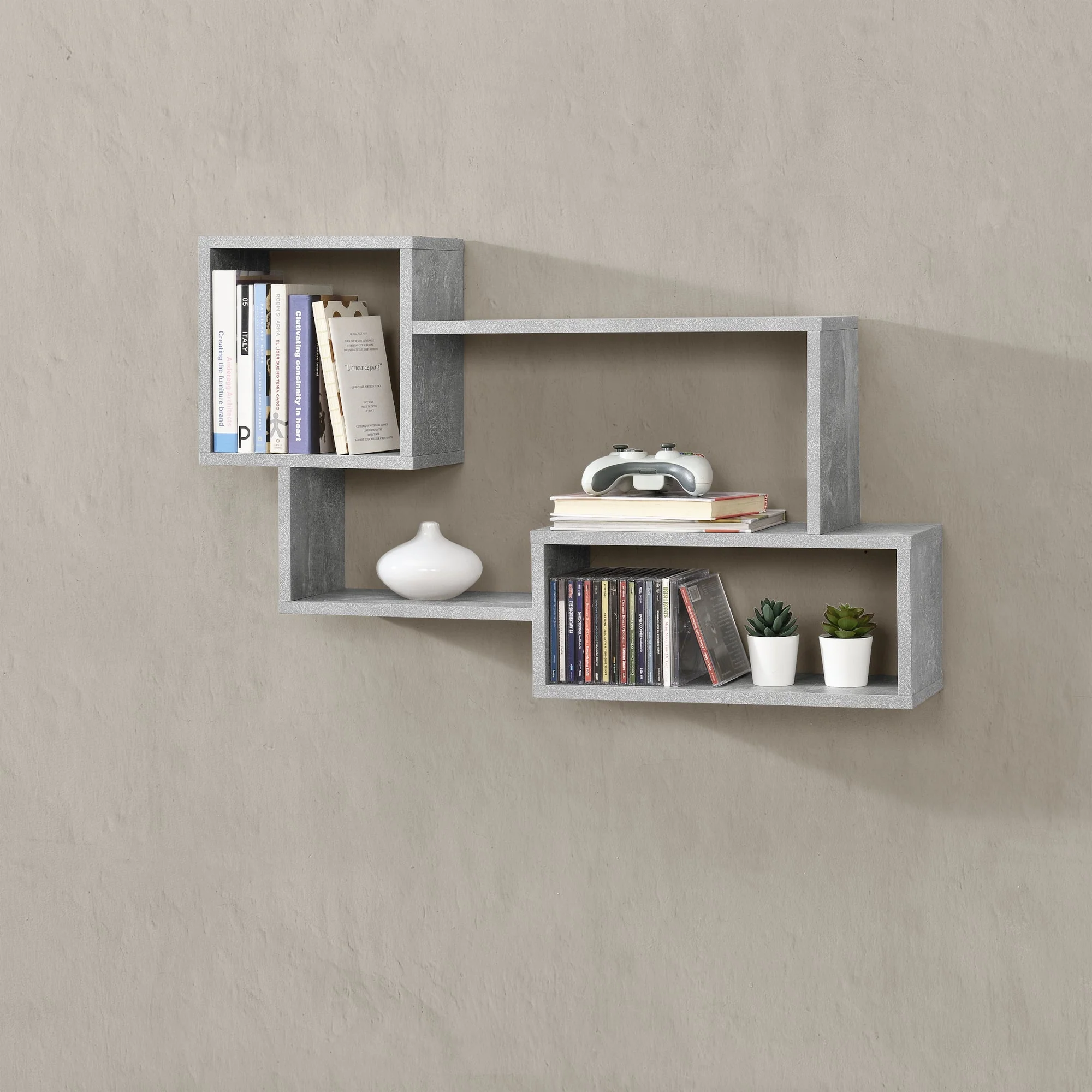 Wandplank Kvinesdal met 3 vakken 87x18x54 cm - 3 varianten - Image 7