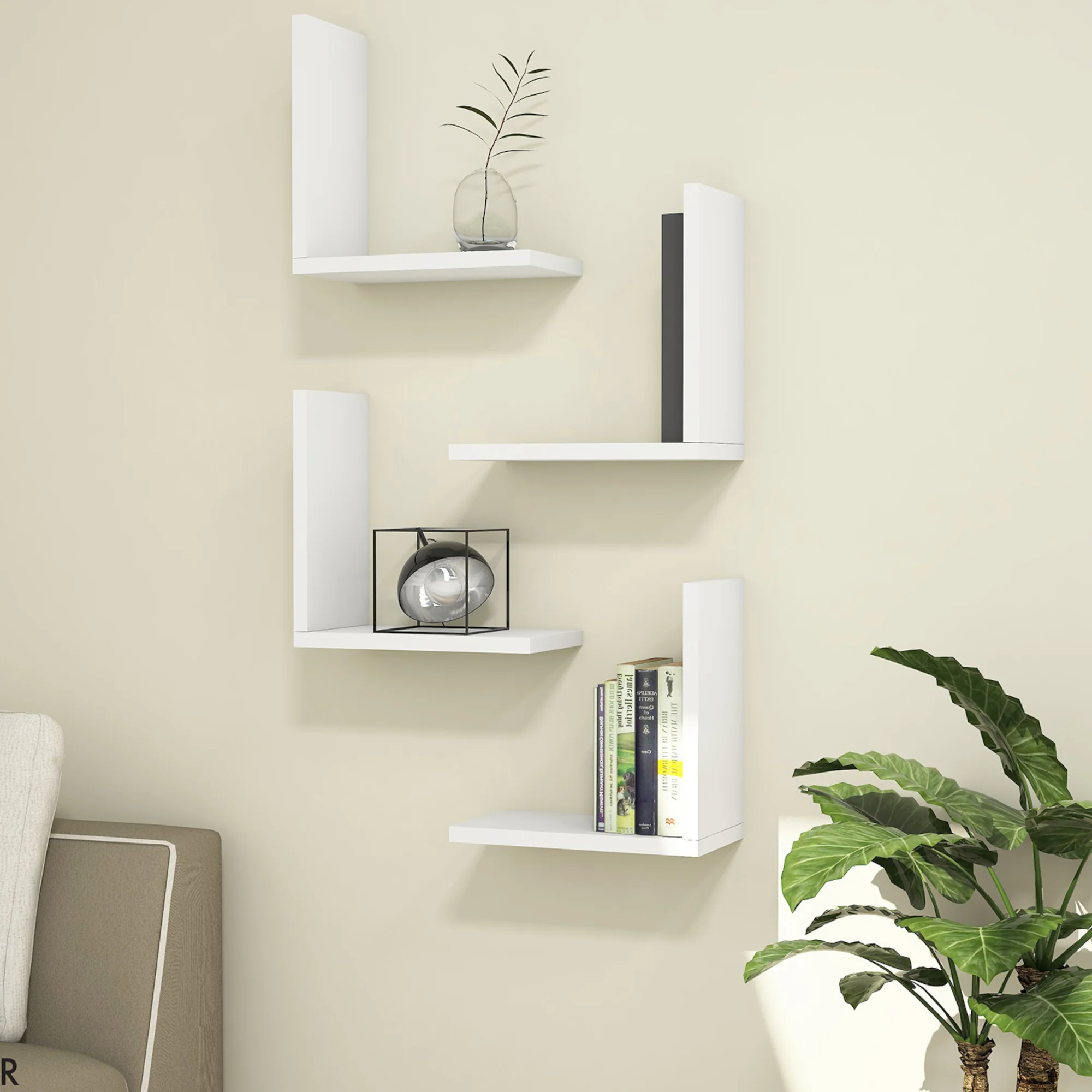 [en.casa] Wandplank set van 4 Broby - 3 varianten - Image 3