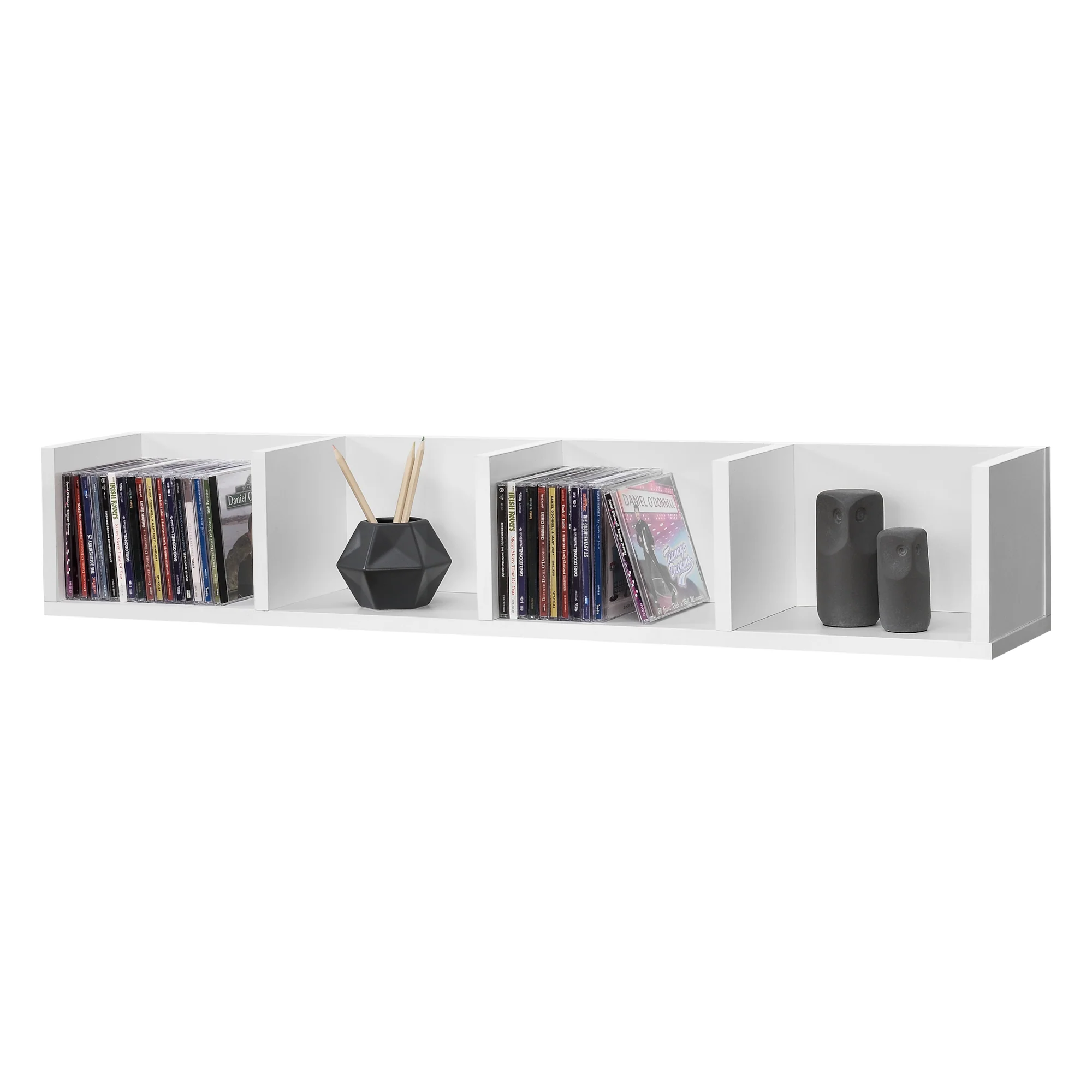 Wandrek Ekero met 4 vakken 95x17x16,5 cm - 3 varianten