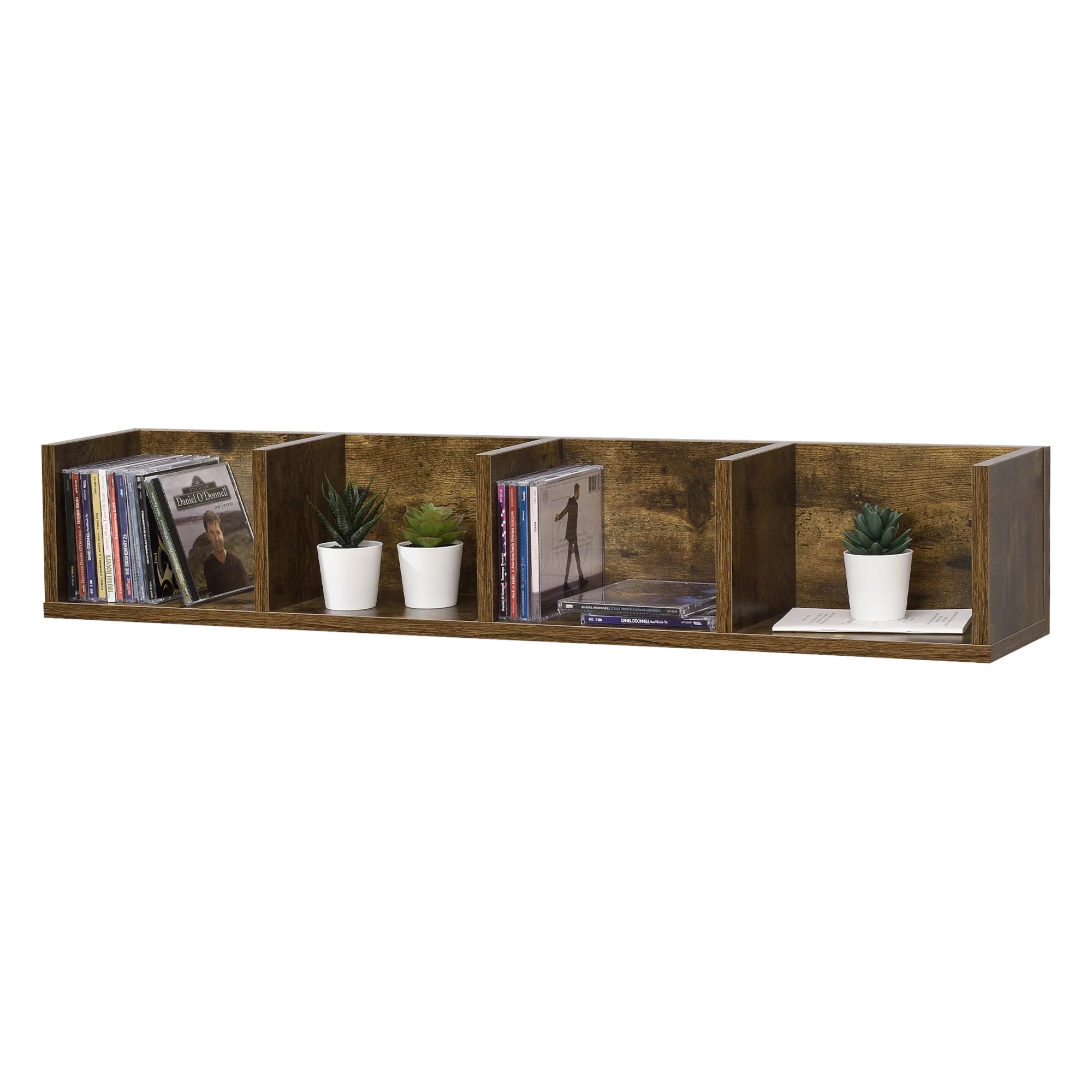 Wandrek Ekero met 4 vakken 95x17x16,5 cm - 3 varianten - Image 3