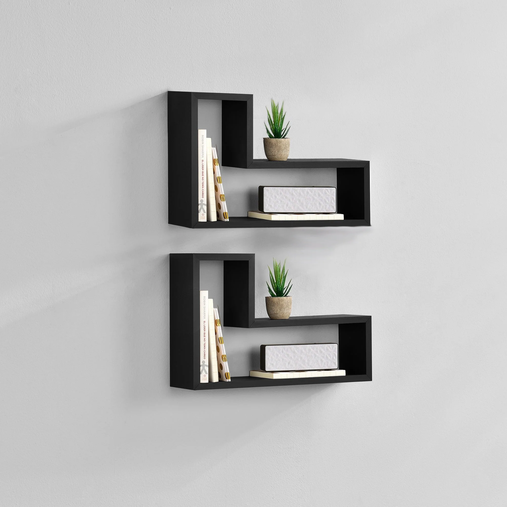 [en.casa]® Design wandplank - wandkast - verschillende modellen - Image 110