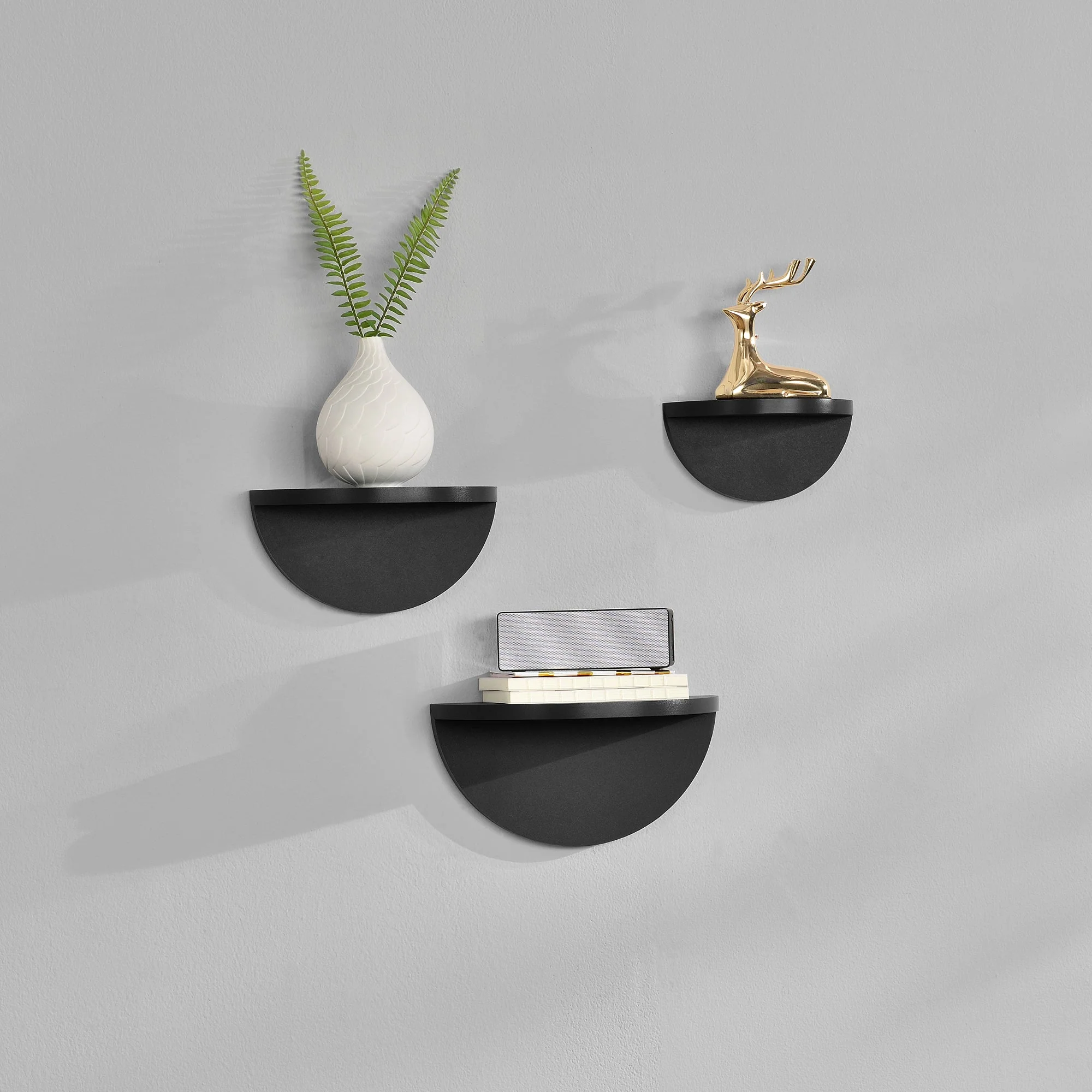 [en.casa]® Design wandplank - wandkast - verschillende modellen - Image 136