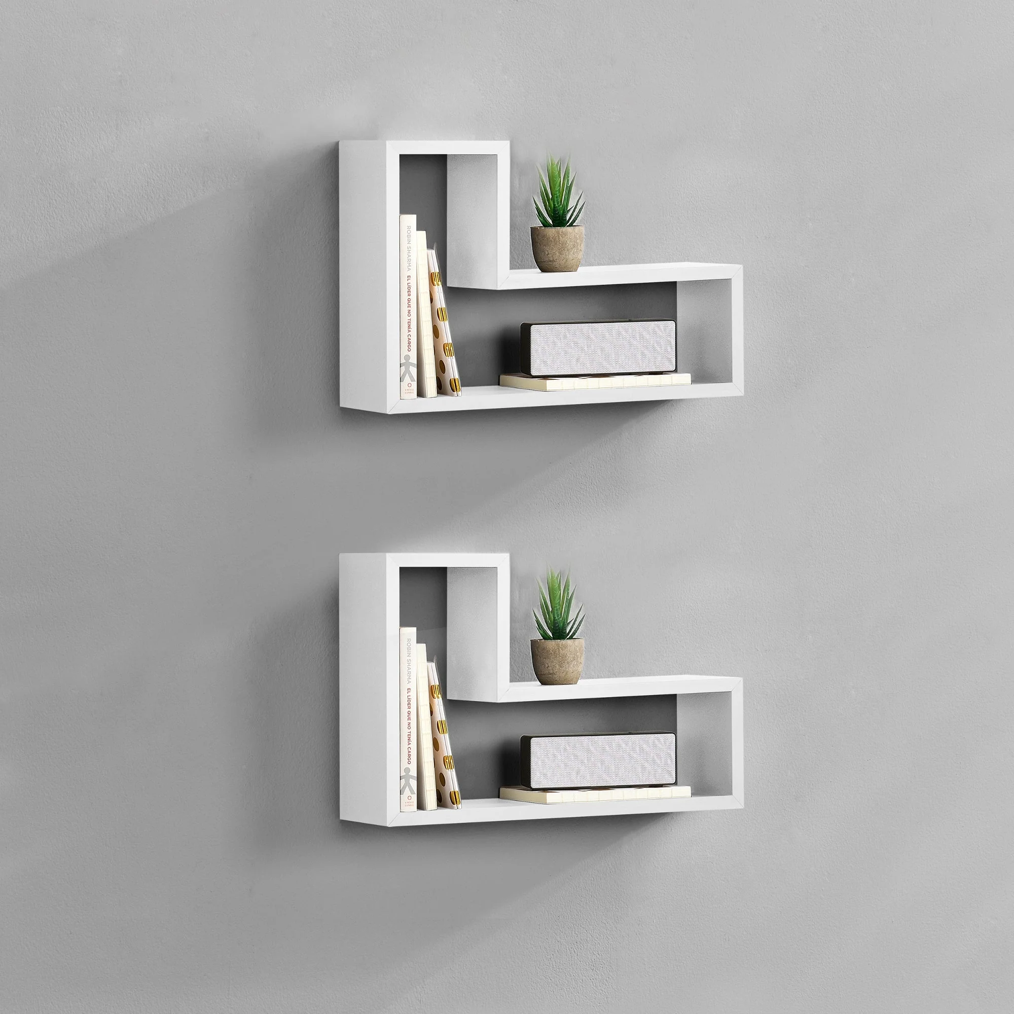 [en.casa]® Design wandplank - wandkast - verschillende modellen - Image 137