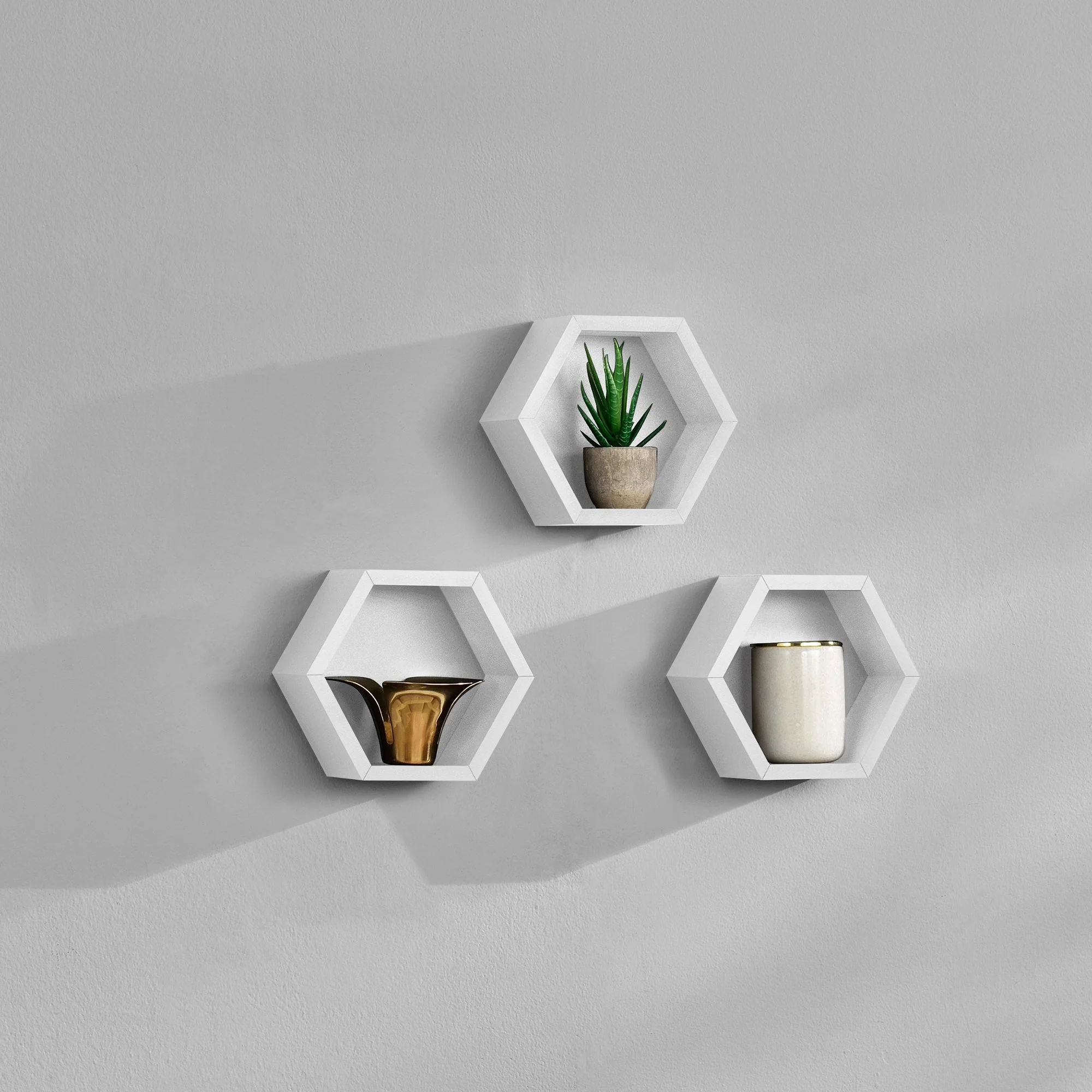 [en.casa]® Design wandplank - wandkast - verschillende modellen - Image 143