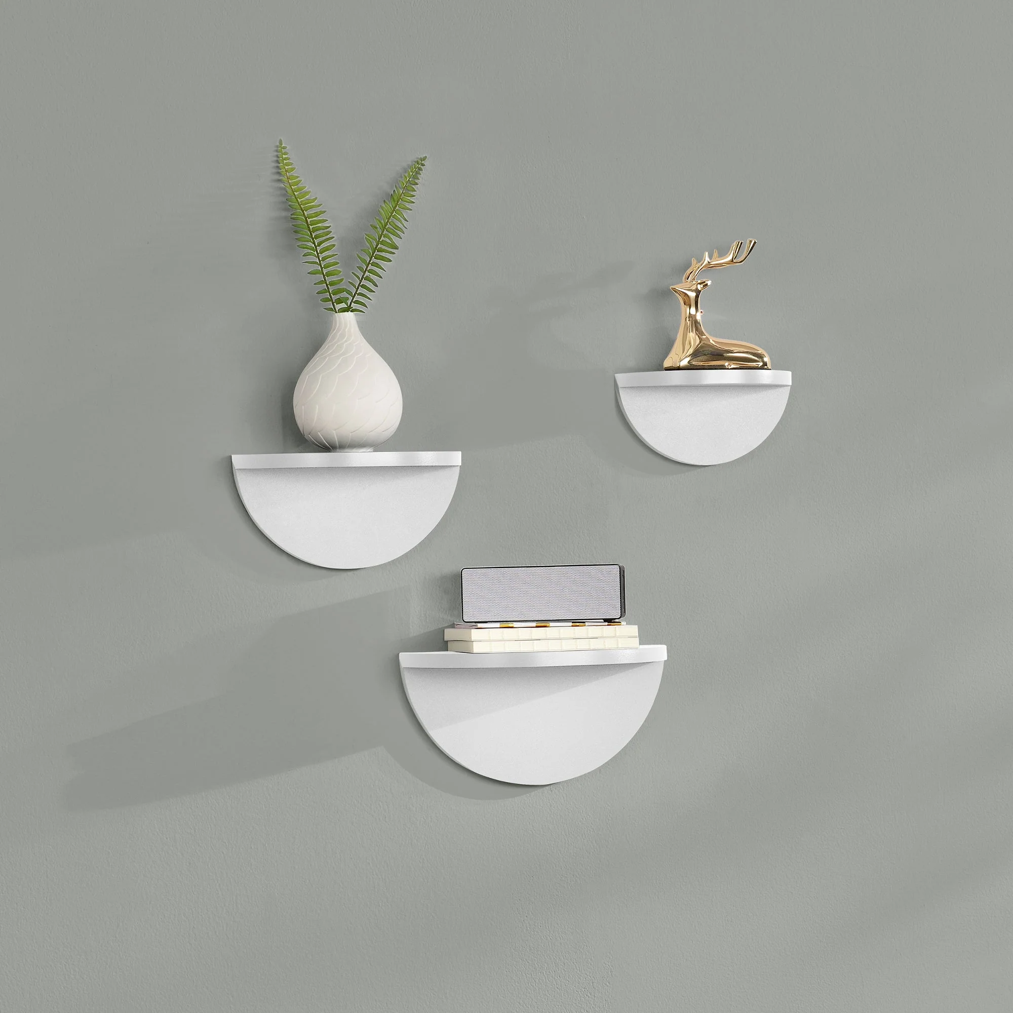 [en.casa]® Design wandplank - wandkast - verschillende modellen - Image 163