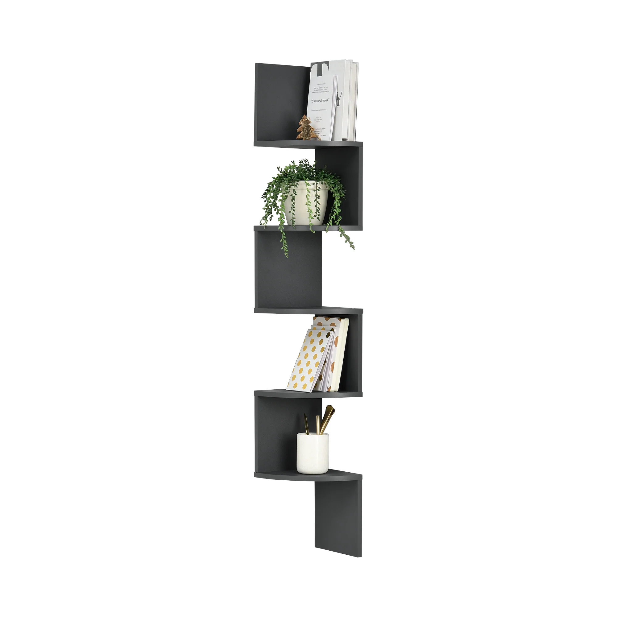 [en.casa]® Design wandplank - wandkast - verschillende modellen - Image 7