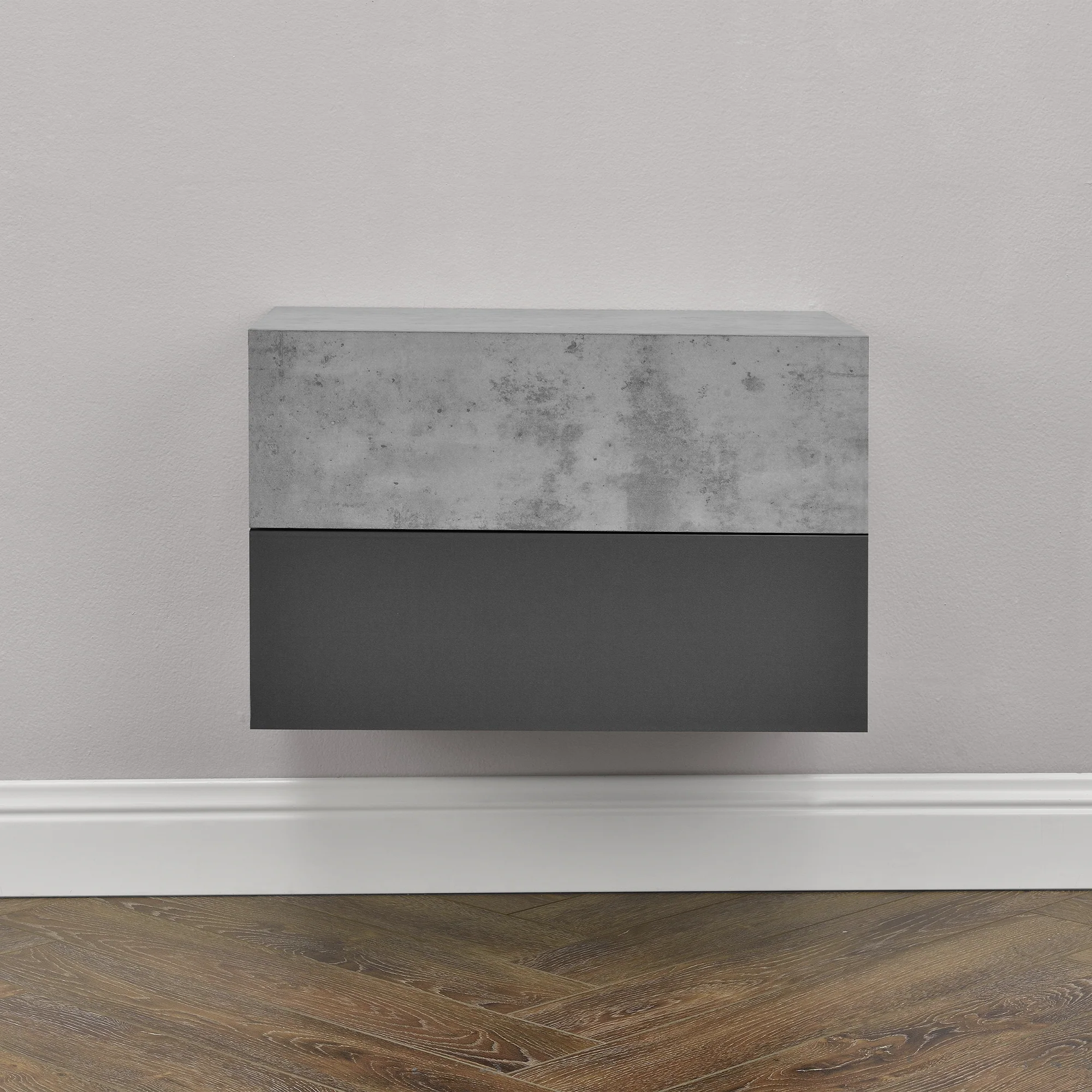 Wandplank met lade zwevend 46x30x15 cm - 18 varianten - Image 4