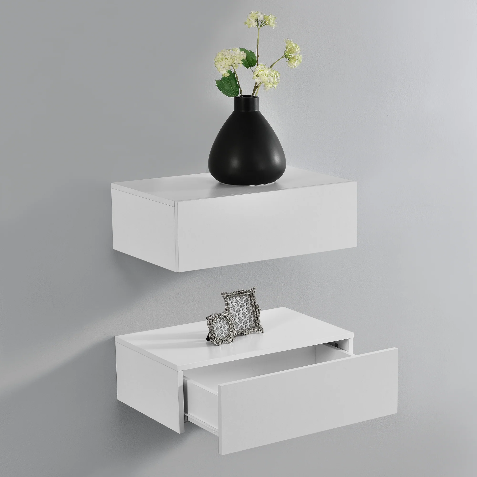 Wandplank met lade zwevend 46x30x15 cm - 18 varianten - Image 9