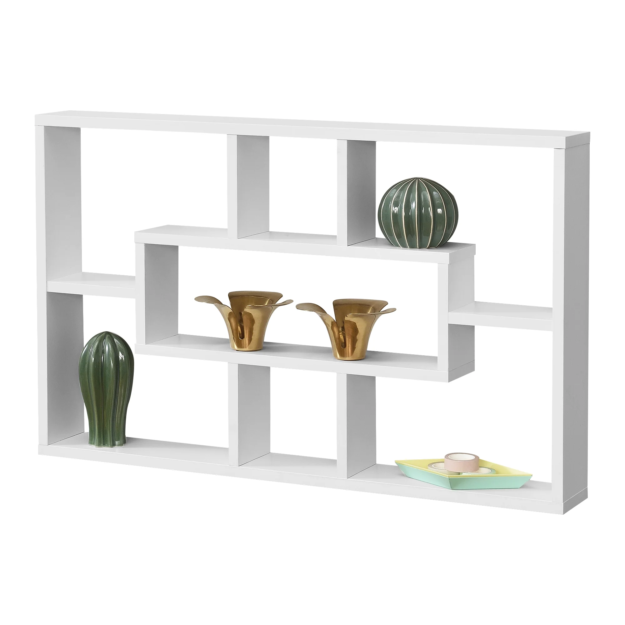 Wandrek Qinngua met 7 vakken 77x10x48 cm - 3 varianten - Image 2
