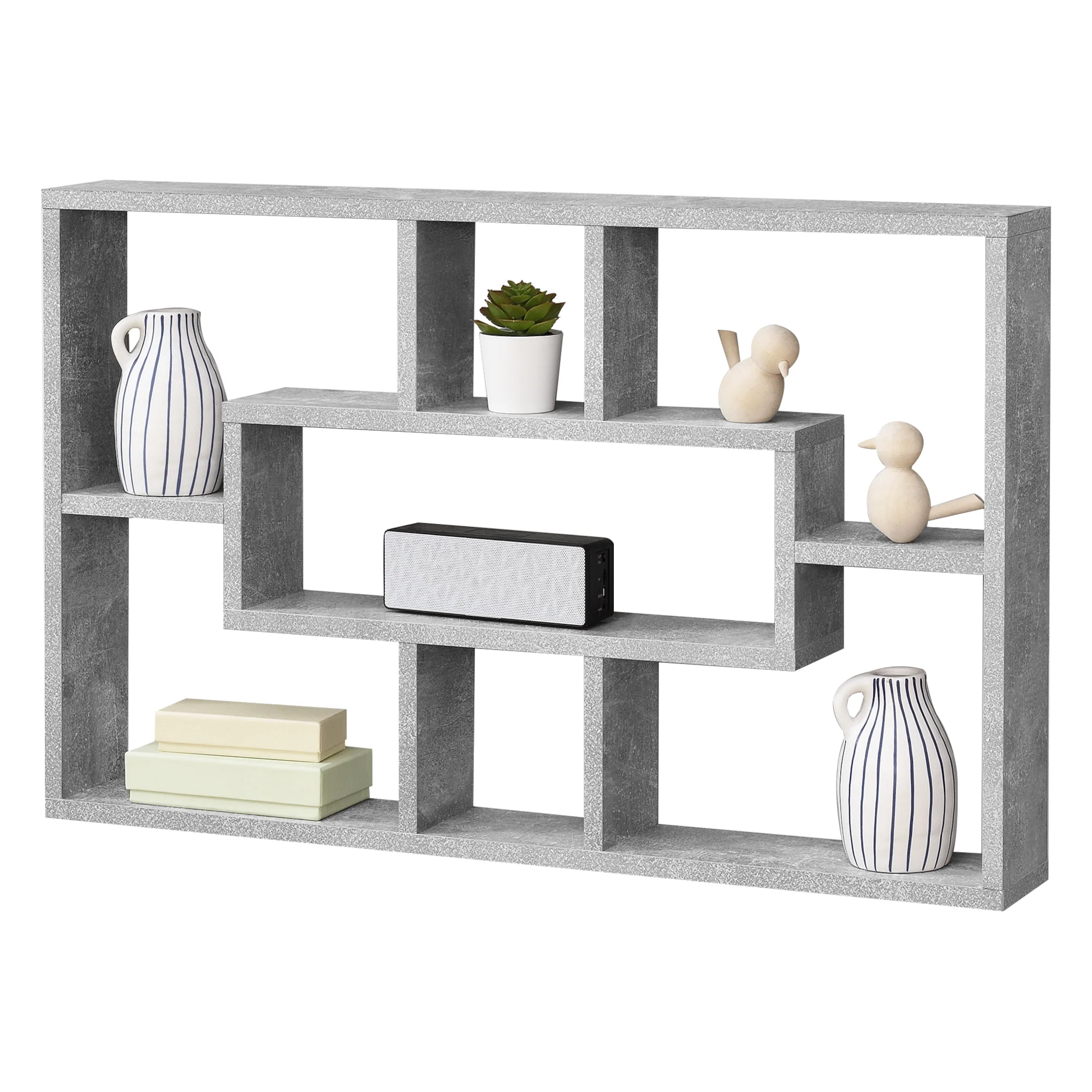 Wandrek Qinngua met 7 vakken 77x10x48 cm - 3 varianten - Image 4