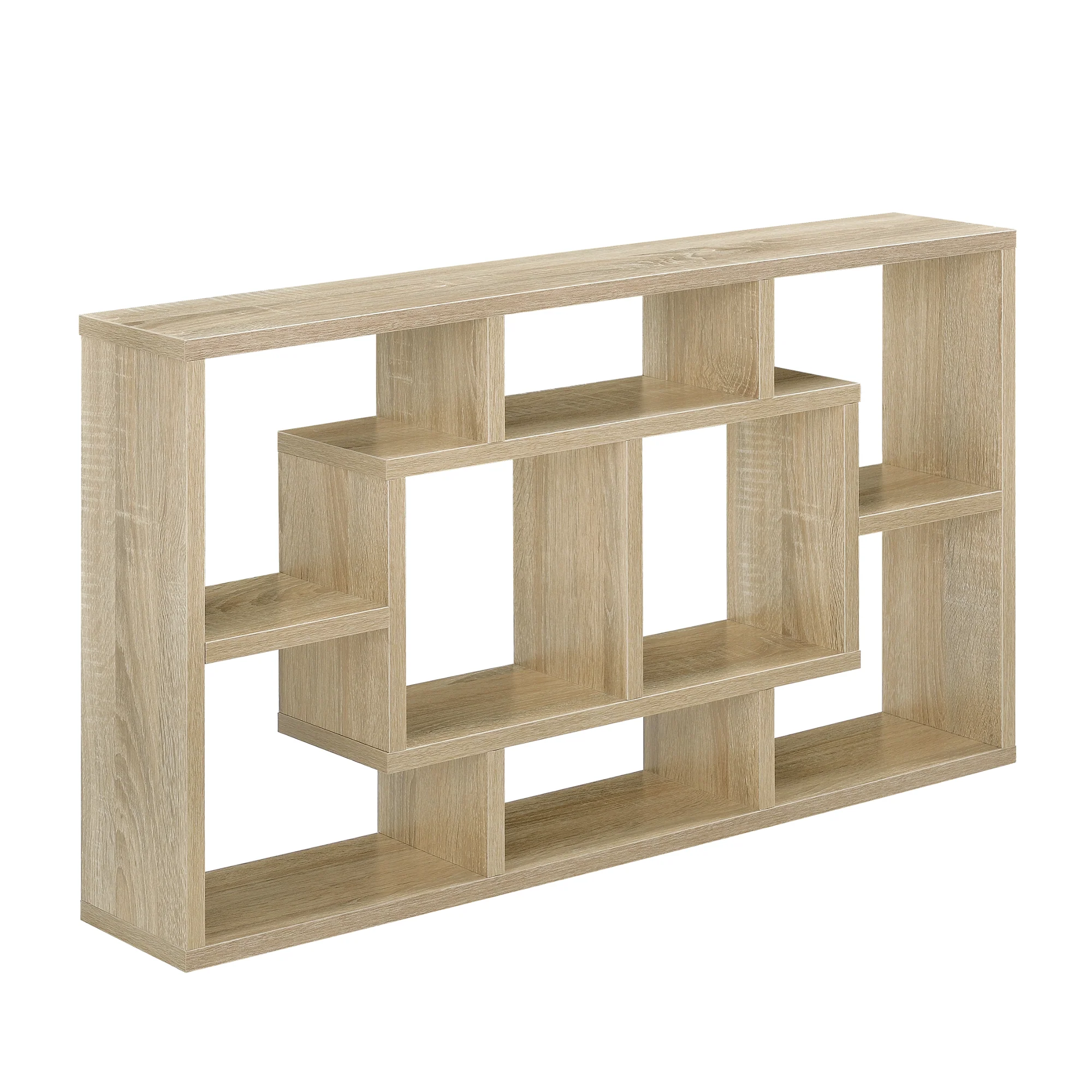 Wandrek 8 vakken muurkast 85x16x47,5 cm sonoma eiken