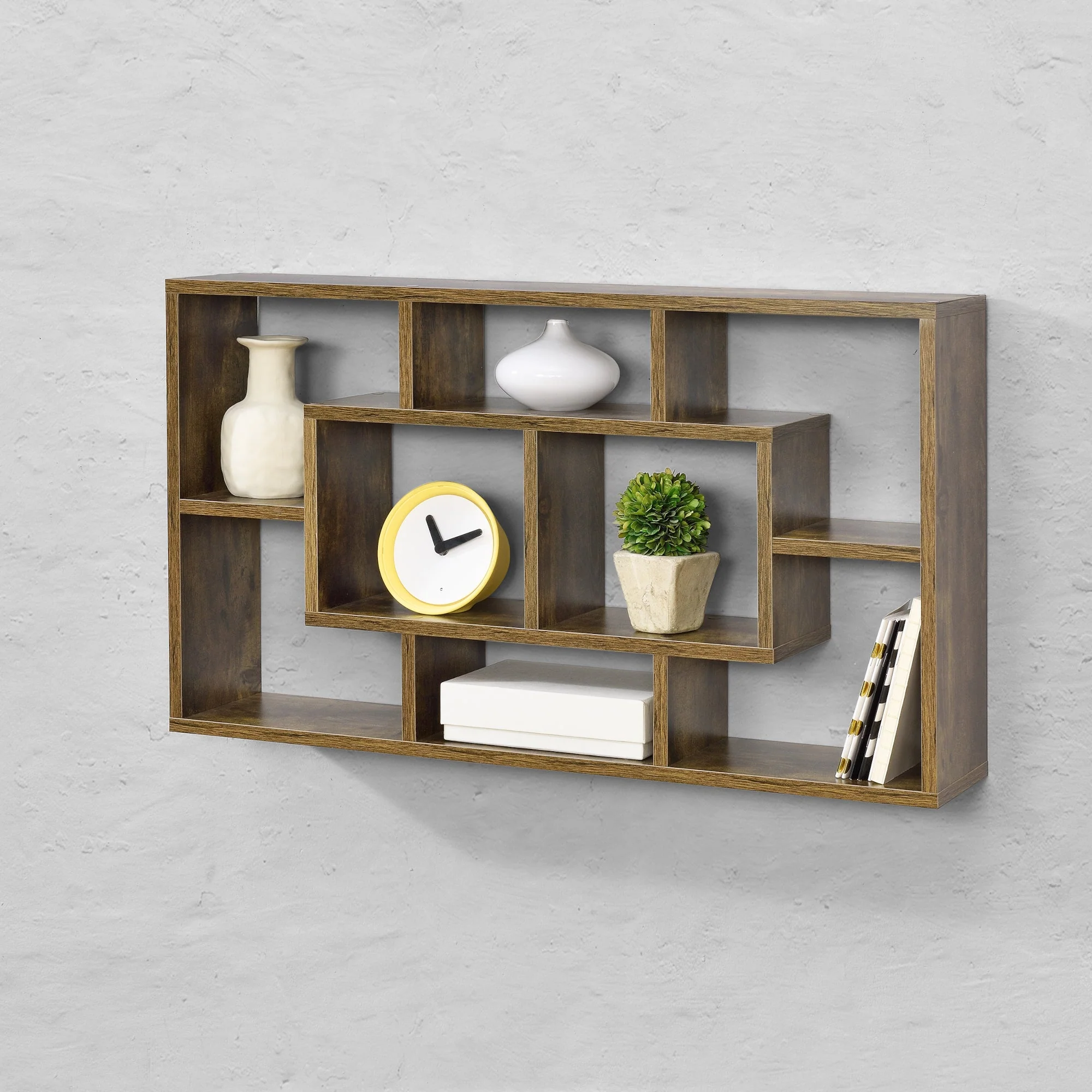 Wandrek Saputit met 8 vakken 85x16x48 cm - 3 varianten - Image 6