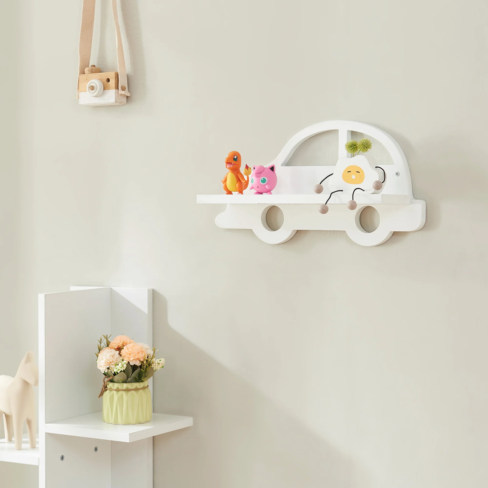 [en.casa] Wandplank voor kinderen Skanderborg wit - 8 varianten - Image 6