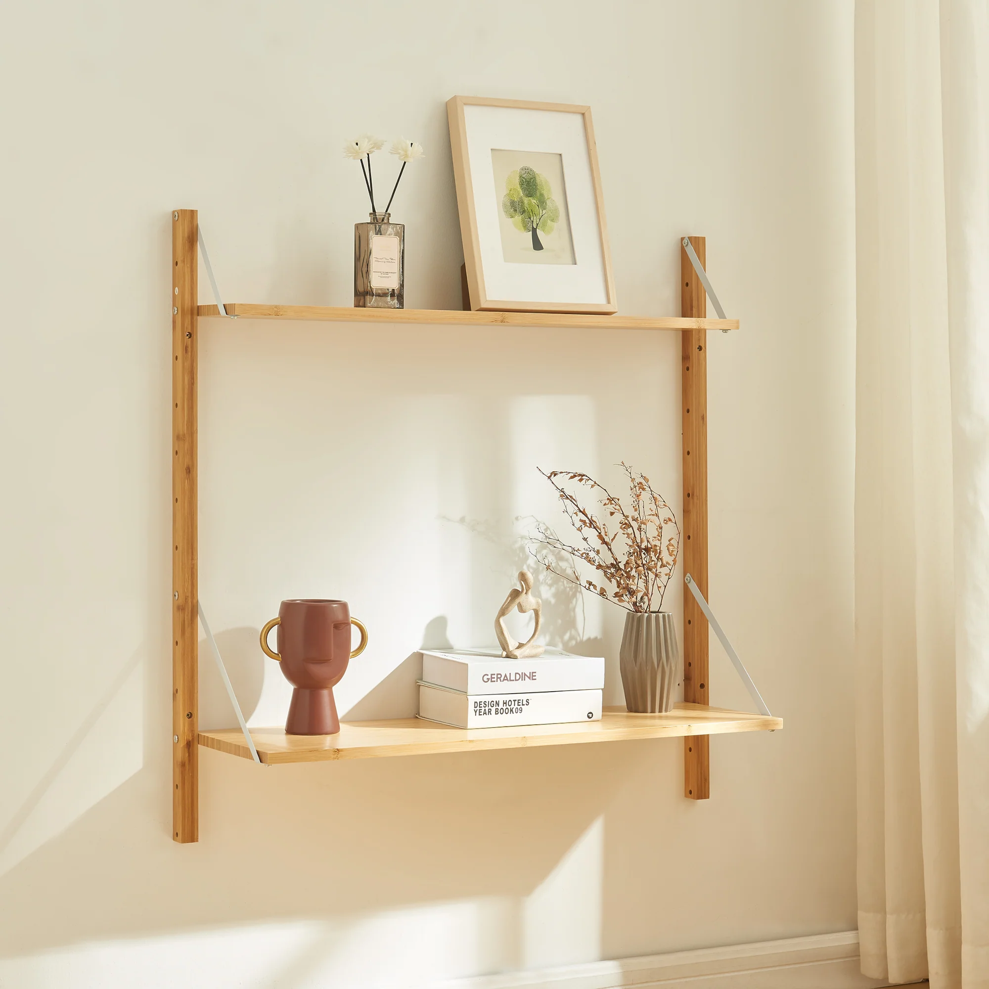 Wandrek Tingvoll bamboe naturel [en.casa] - Image 3
