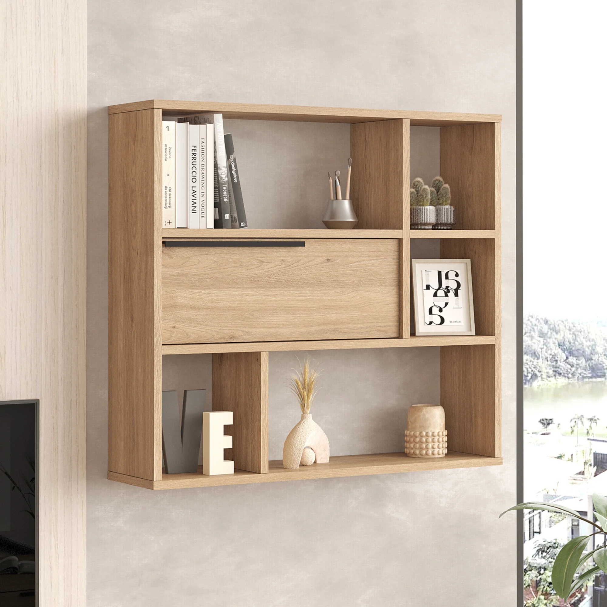 Wandrek Vesanto 90x22x81 cm [en.casa]