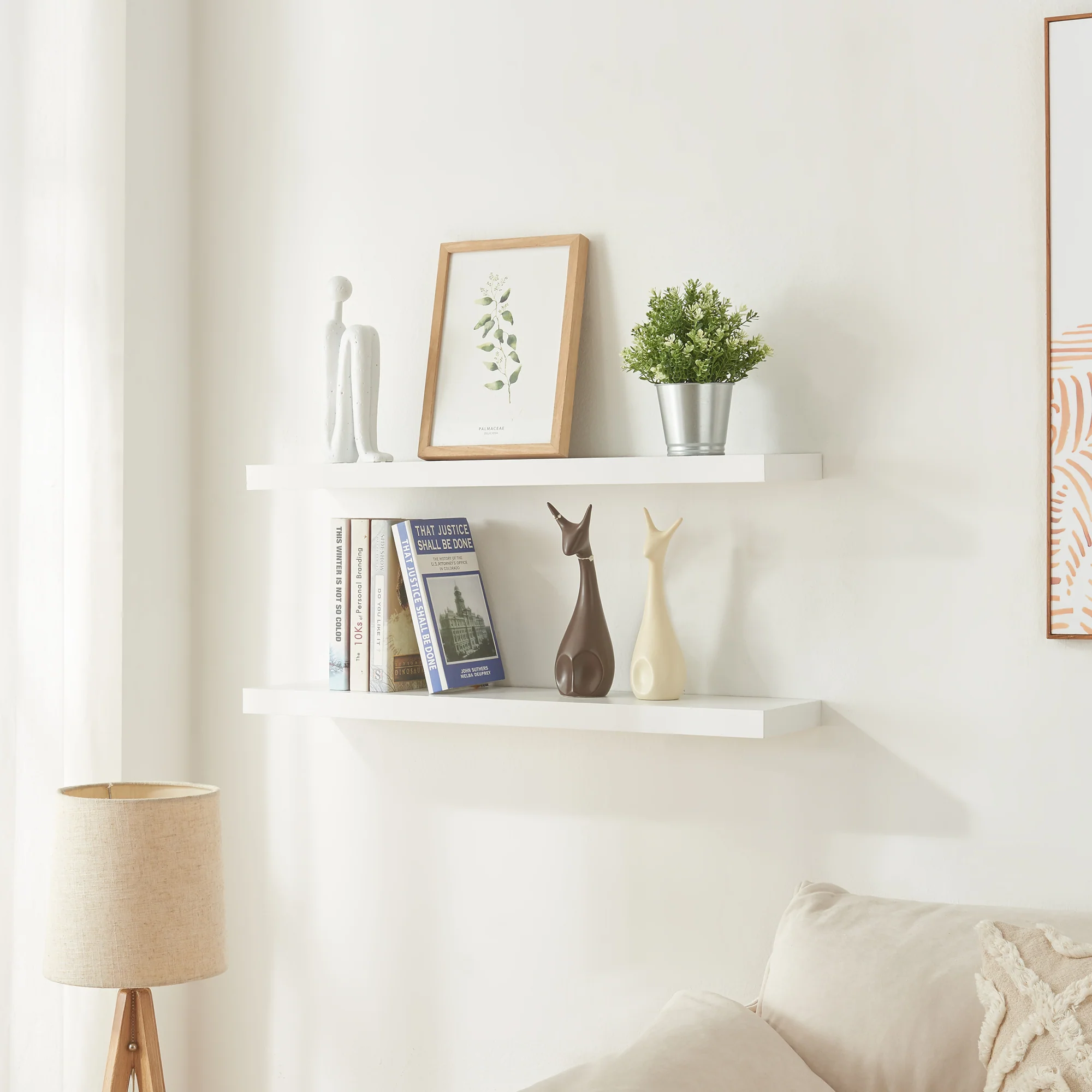 Wandplank Stranda set van 2 of 3 [en.casa] - Image 5